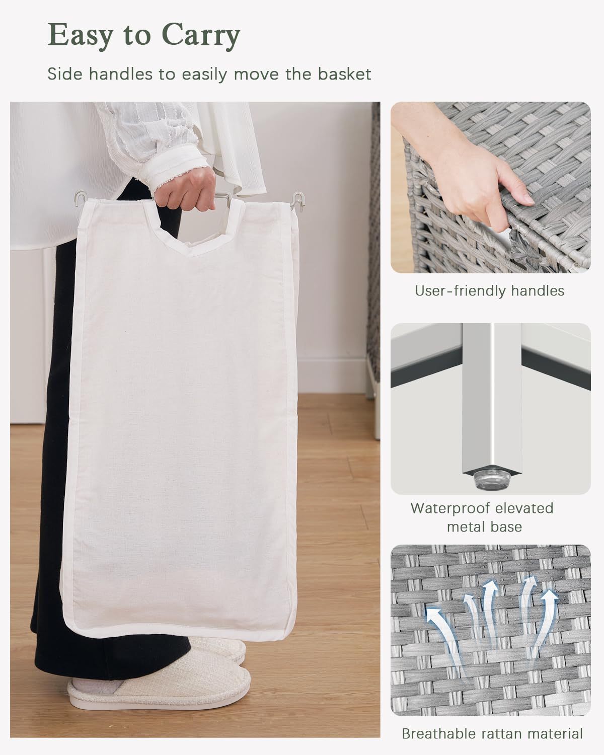 Laundry Hamper with Lid