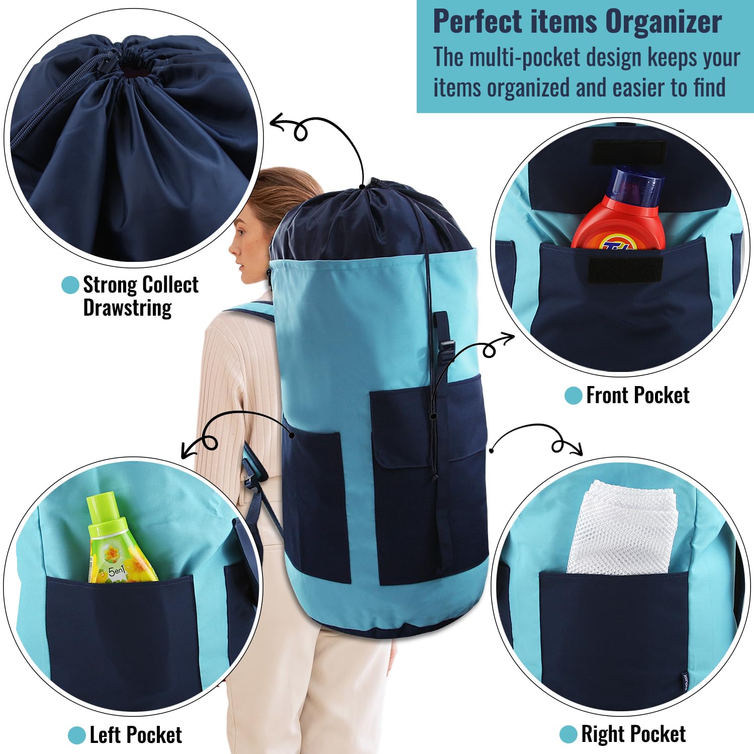 Laundry Bag Backpack