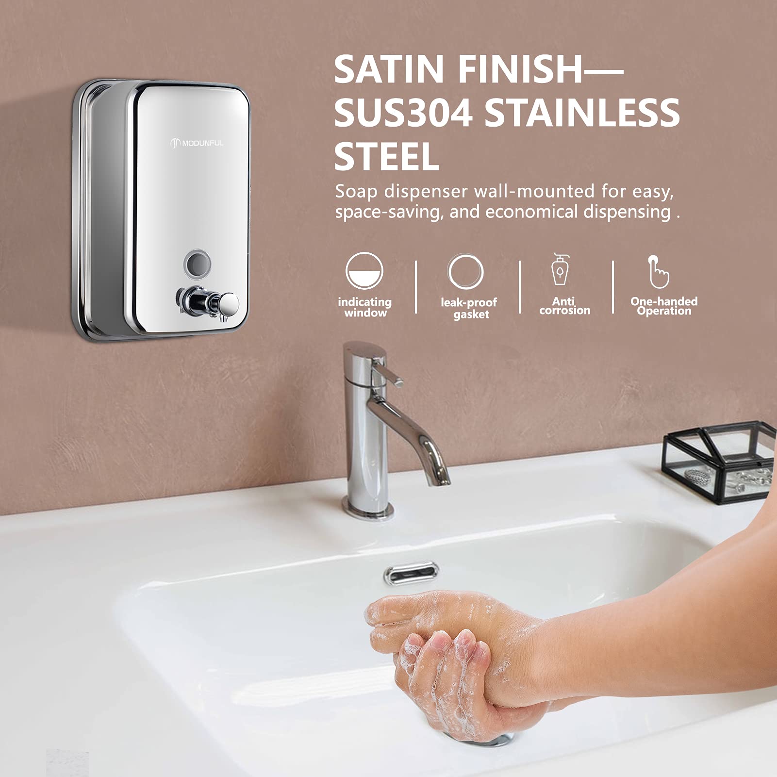 Stainless Steel Soap Dispenser