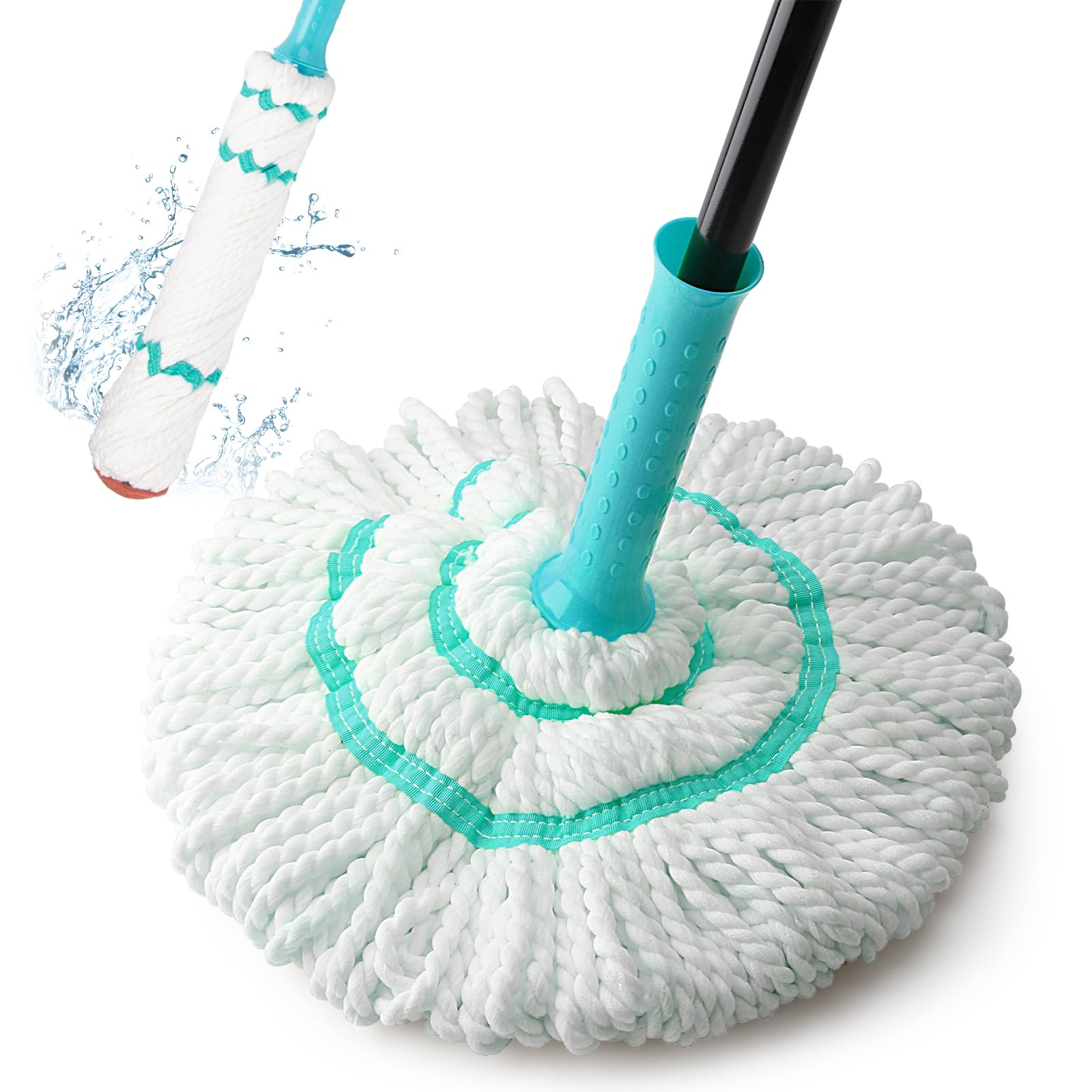 Self Wringing Twist Mop with 57 " Long Handle