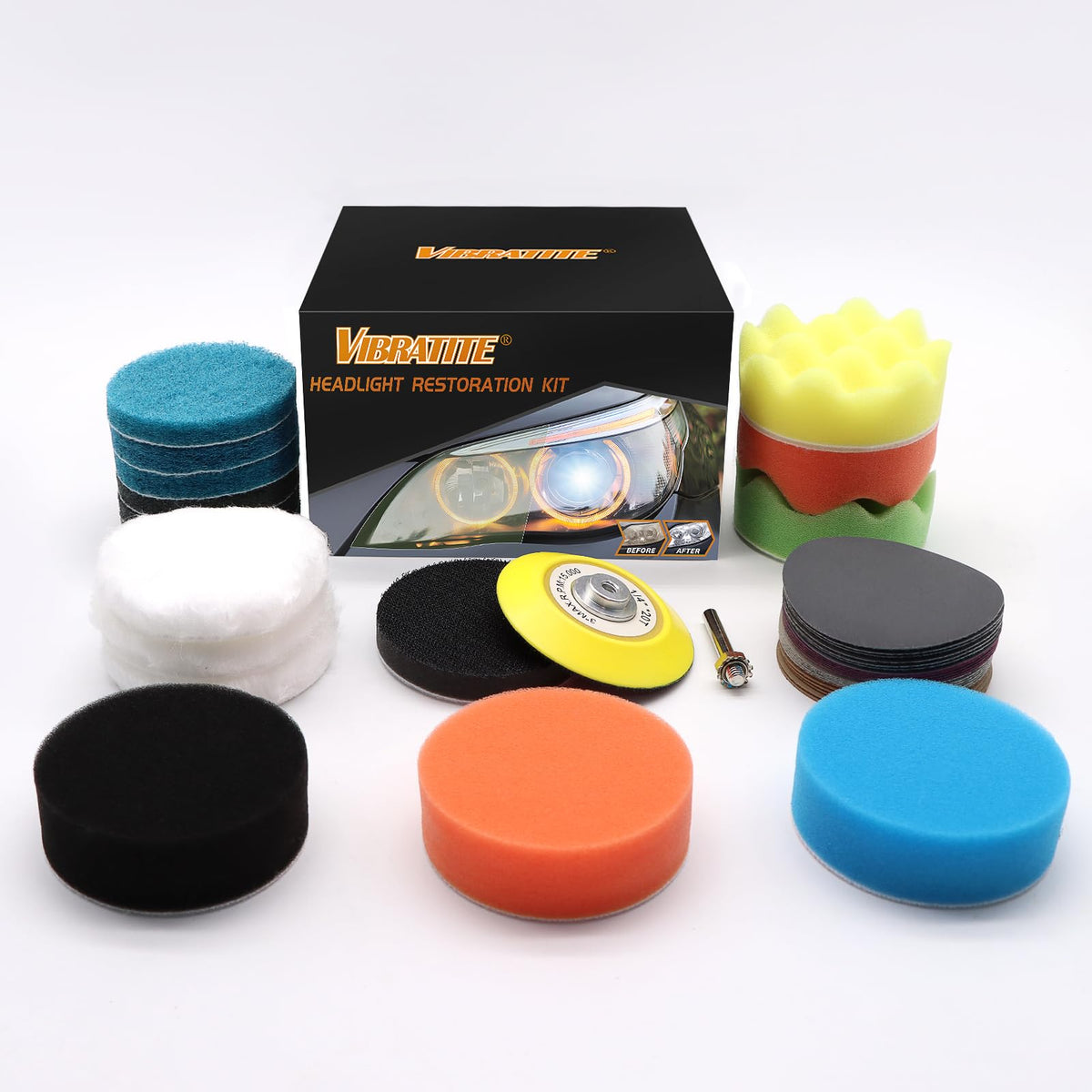 41PCS Headlight Restoration Kit