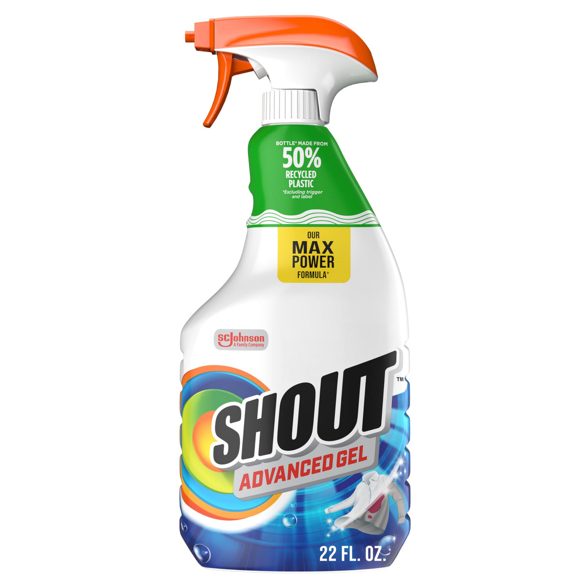 Advanced Laundry Stain Remover Gel for Clothes Laundry (22 Fl Oz)