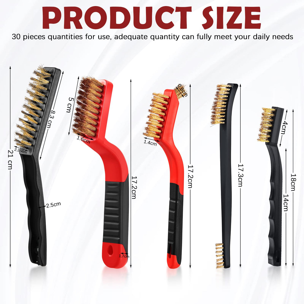 30 Pcs Wire Cleaning Brush Set