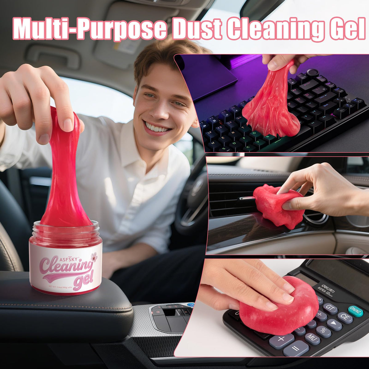 Car Cleaning Gel Cleaning Putty Universal Cleaning Gel Sakura