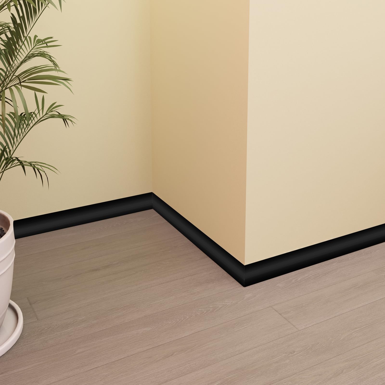 Floor Door Flat Transition Strip & Self Adhesive Floor Vinyl Floor Edge Trim Laminate Floor Gap Covering Joining Strip (118 Foot)