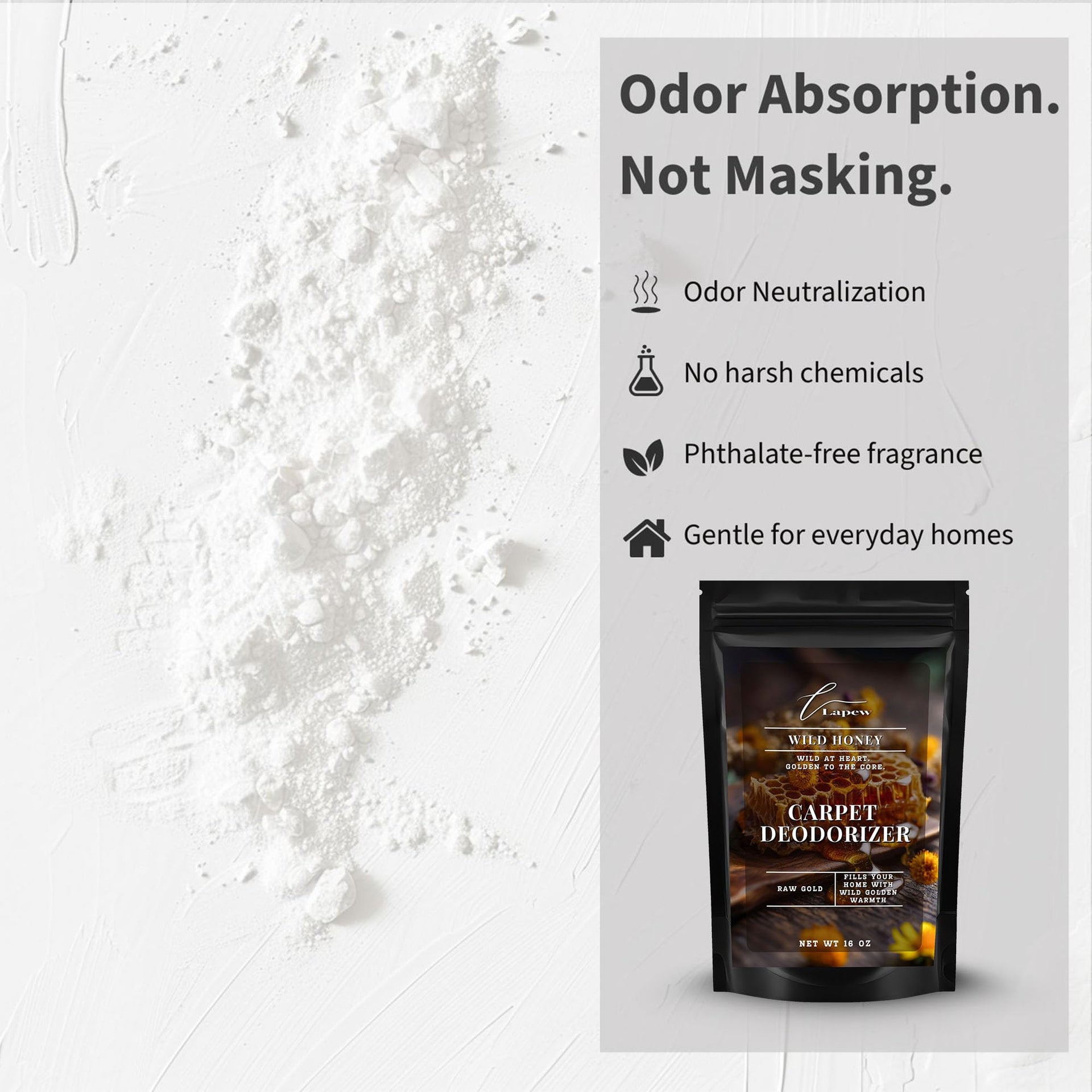 Wild Honey Carpet Deodorizer Powder (16 Ounce)