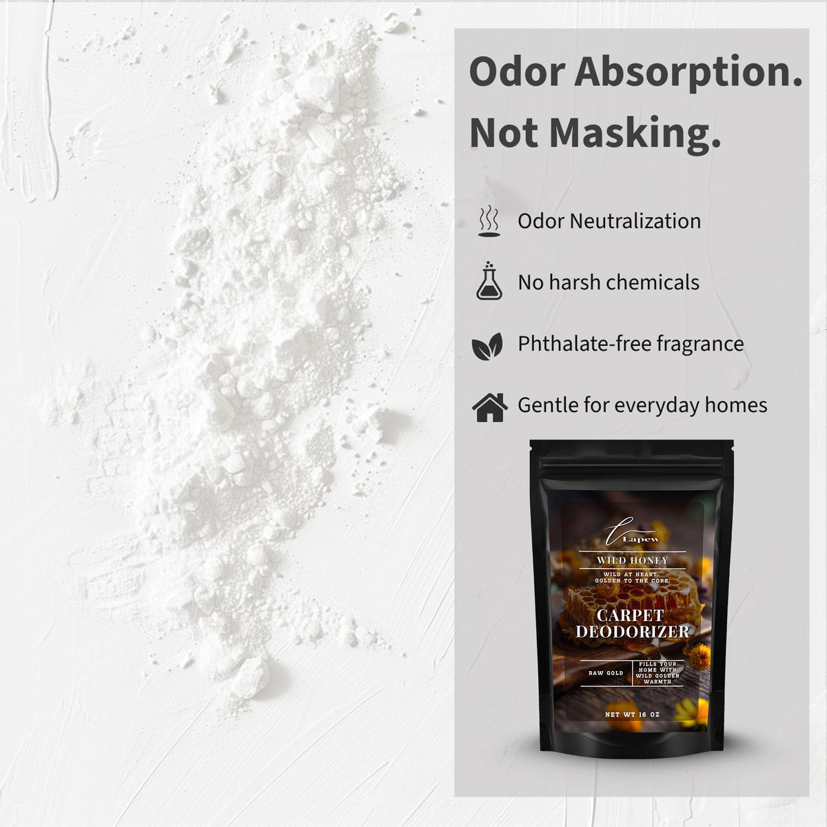 Wild Honey Carpet Deodorizer Powder (16 Ounce)