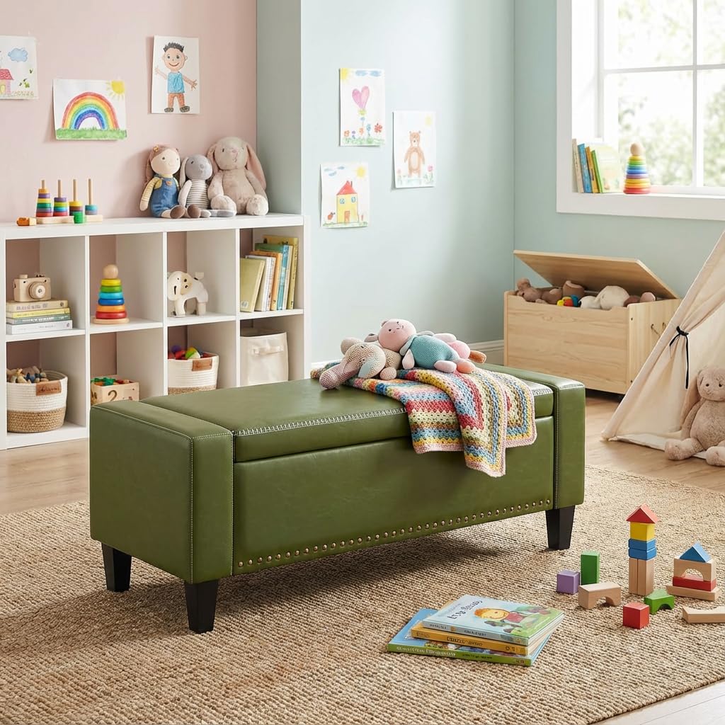 49''W Storage Ottoman Bench