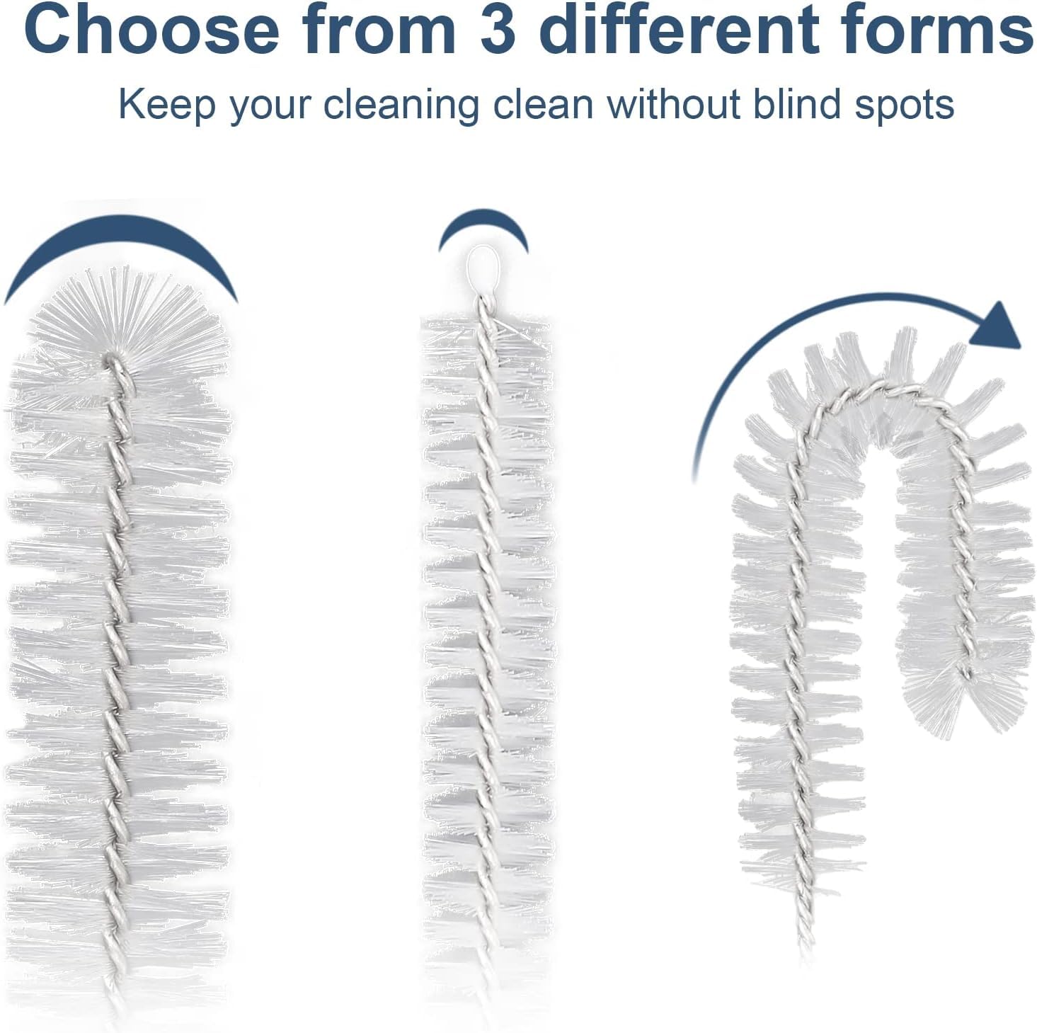 12 Pcs Bottle Cleaner Brushes Set (12 Count)