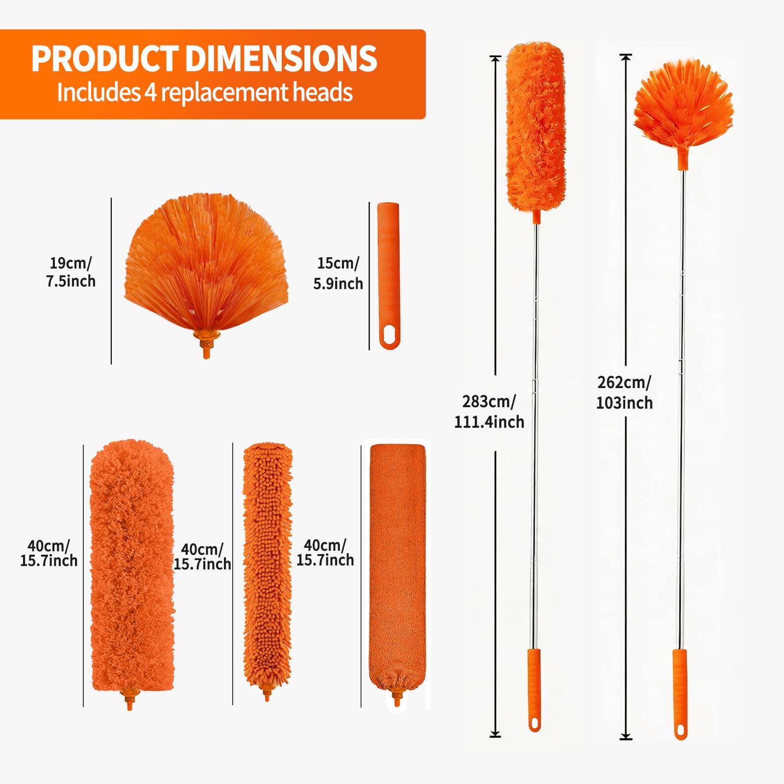 Cobweb Duster with Extension Pole