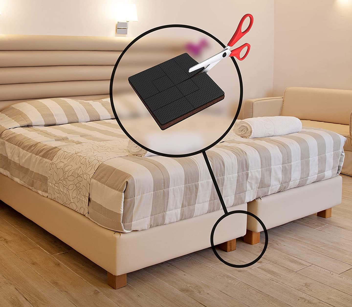 GorillaPads Non Slip Furniture Pads (8 Count)