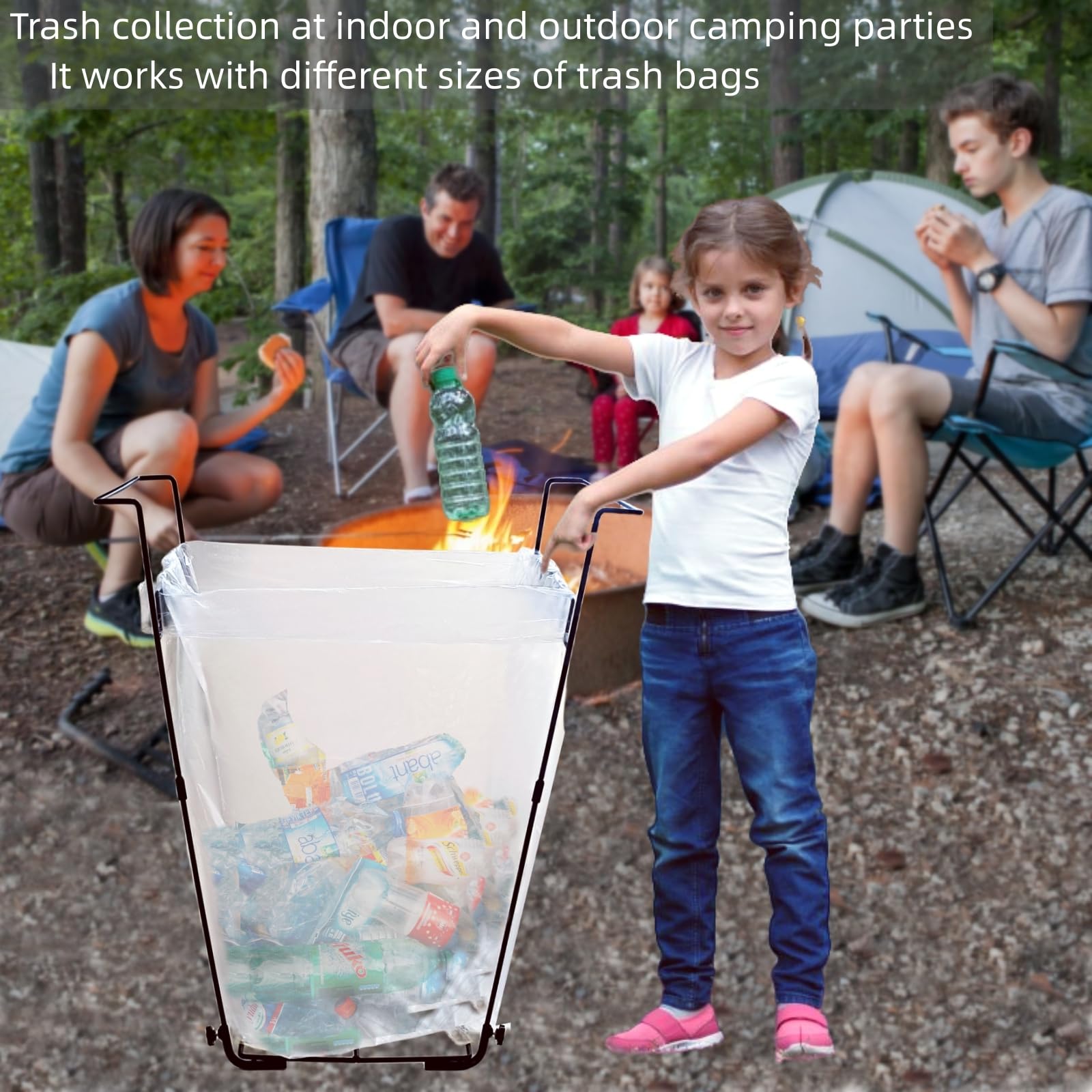 Garden Trash Bag Holder