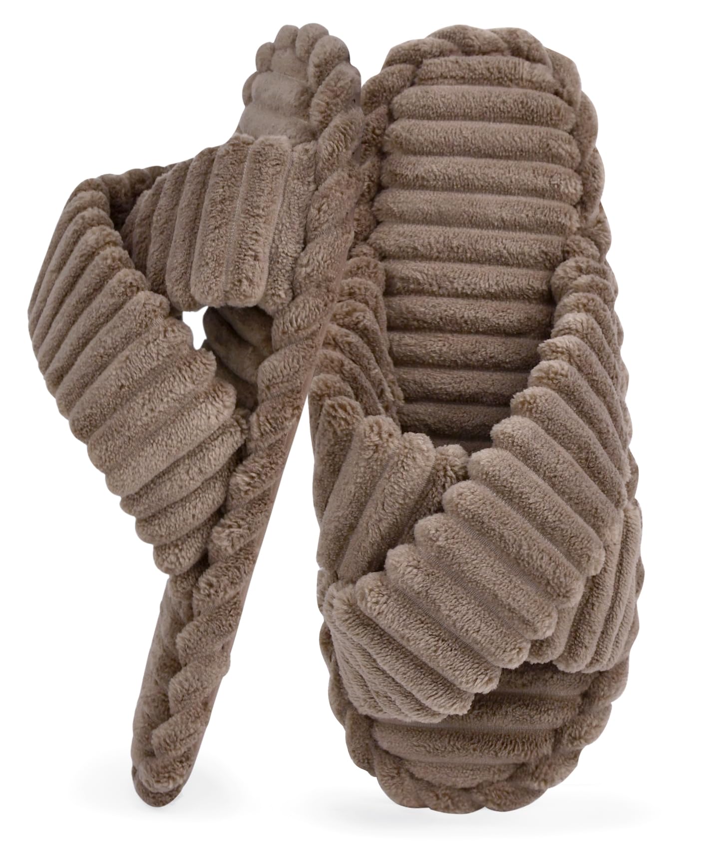 Women's Cozy Slippers Crossbands & Memory Foam