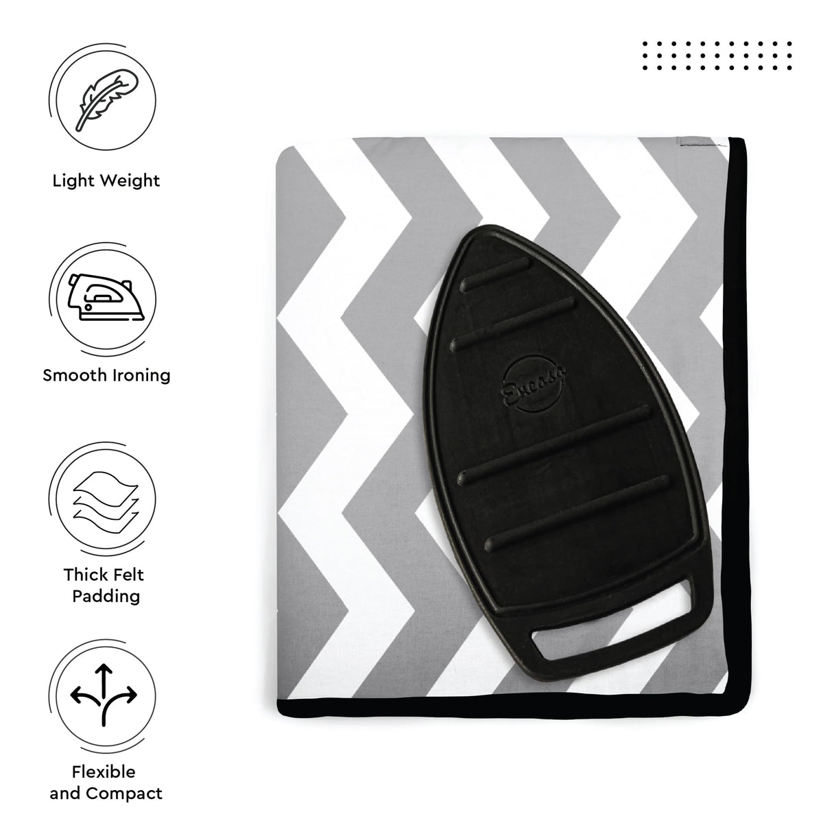 Ironing Mat Heat Resistant Pad 48"x28" Zig Zag