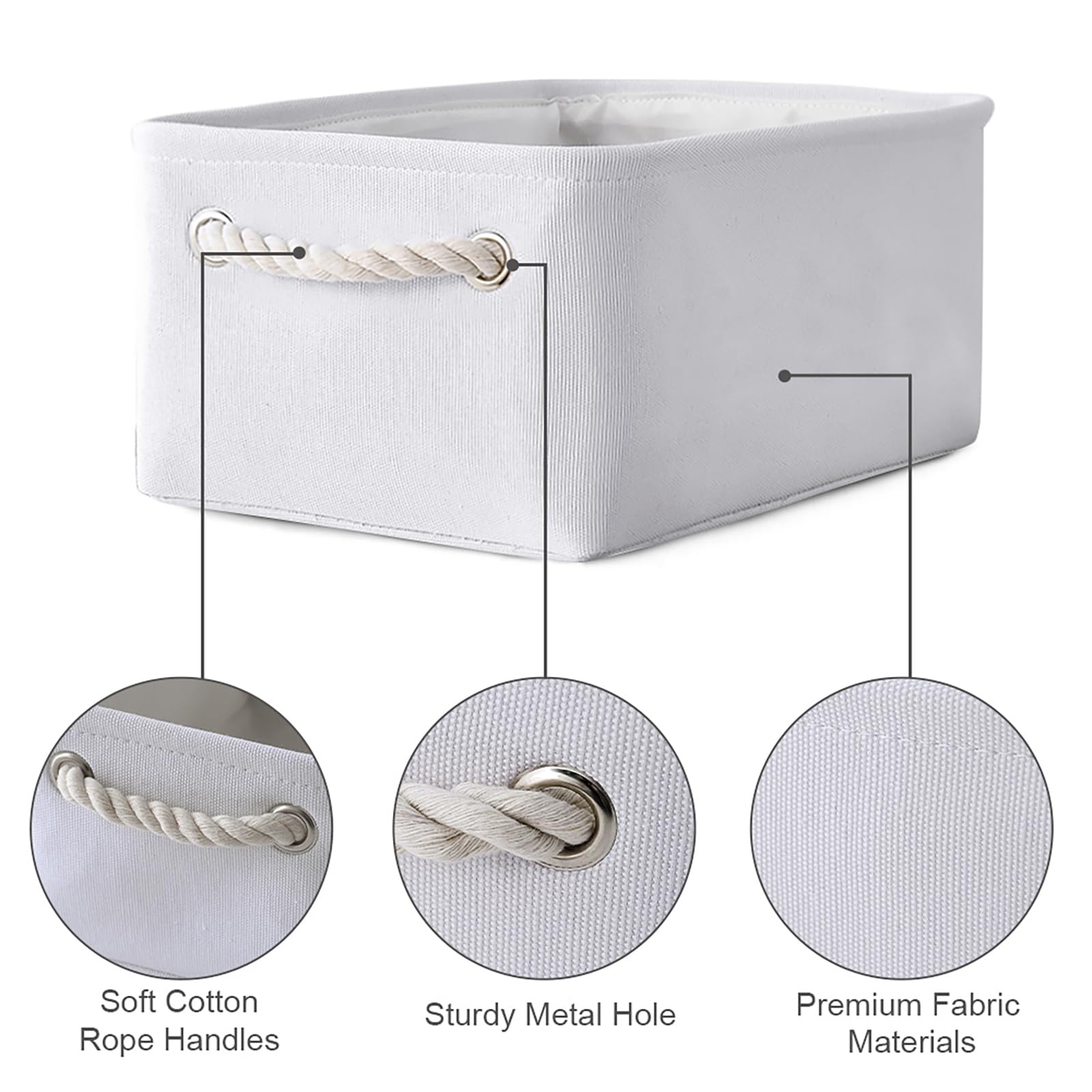 Storage Basket for Organizing (6 Count)