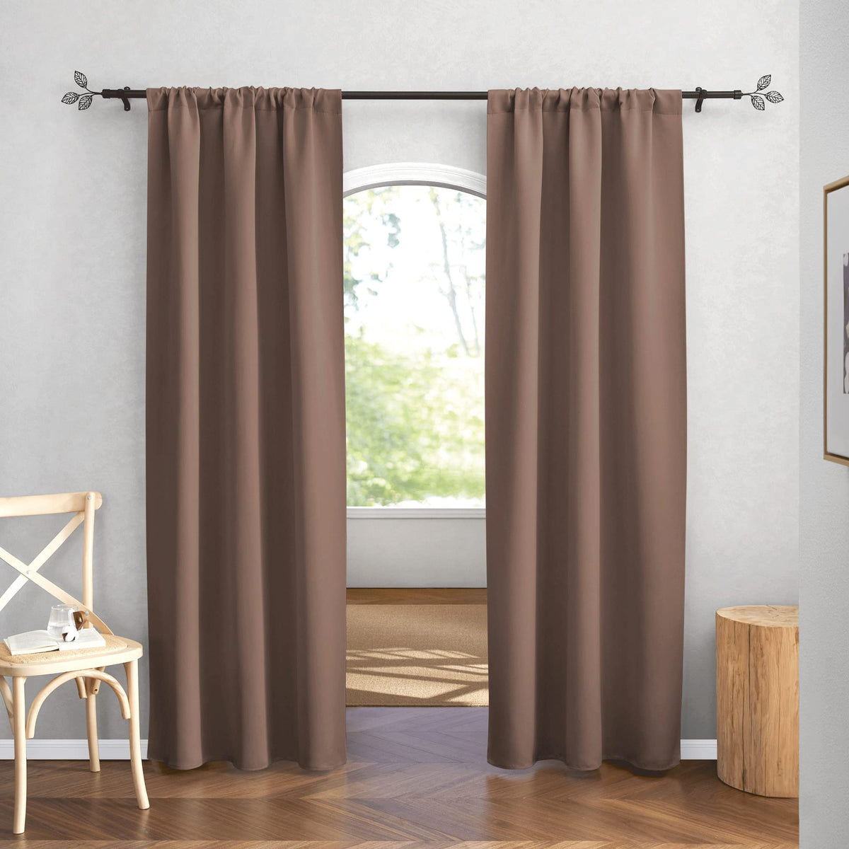 Blackout Curtains for Bedroom Living Dining Room 84 inches Long (2 Count)