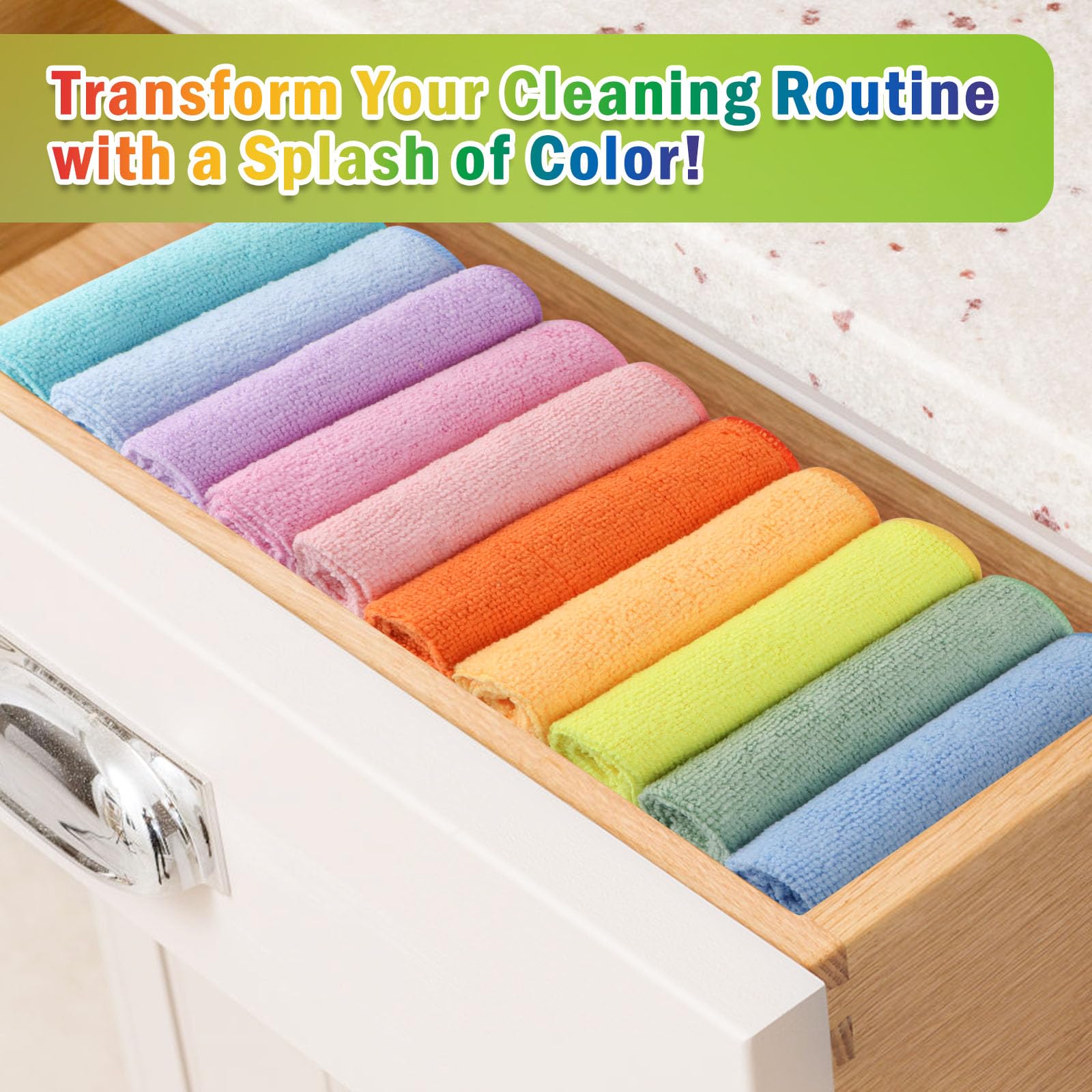 Microfiber Cleaning Cloth (20 Count)