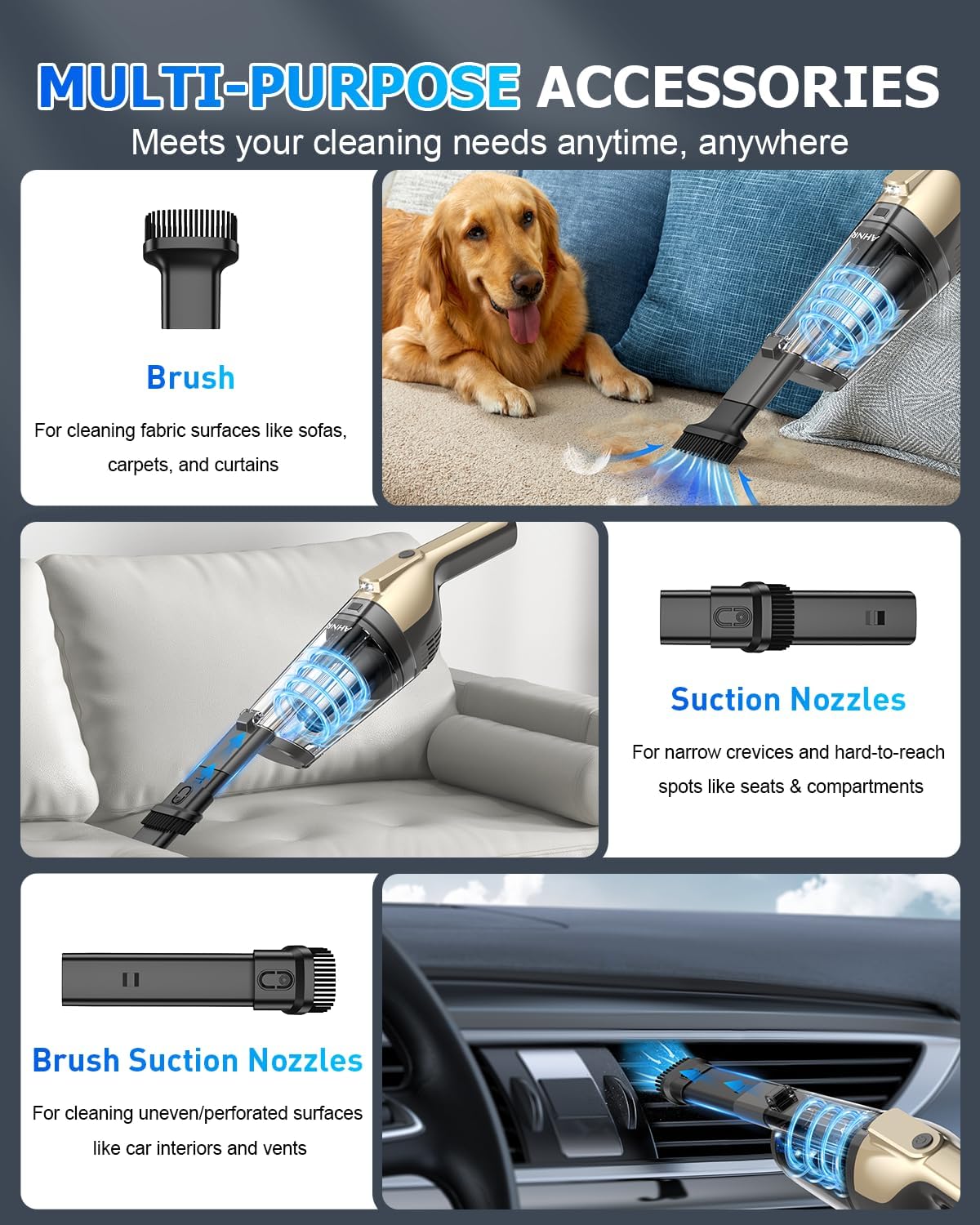 Handheld Vacuum Cordless Rechargeable