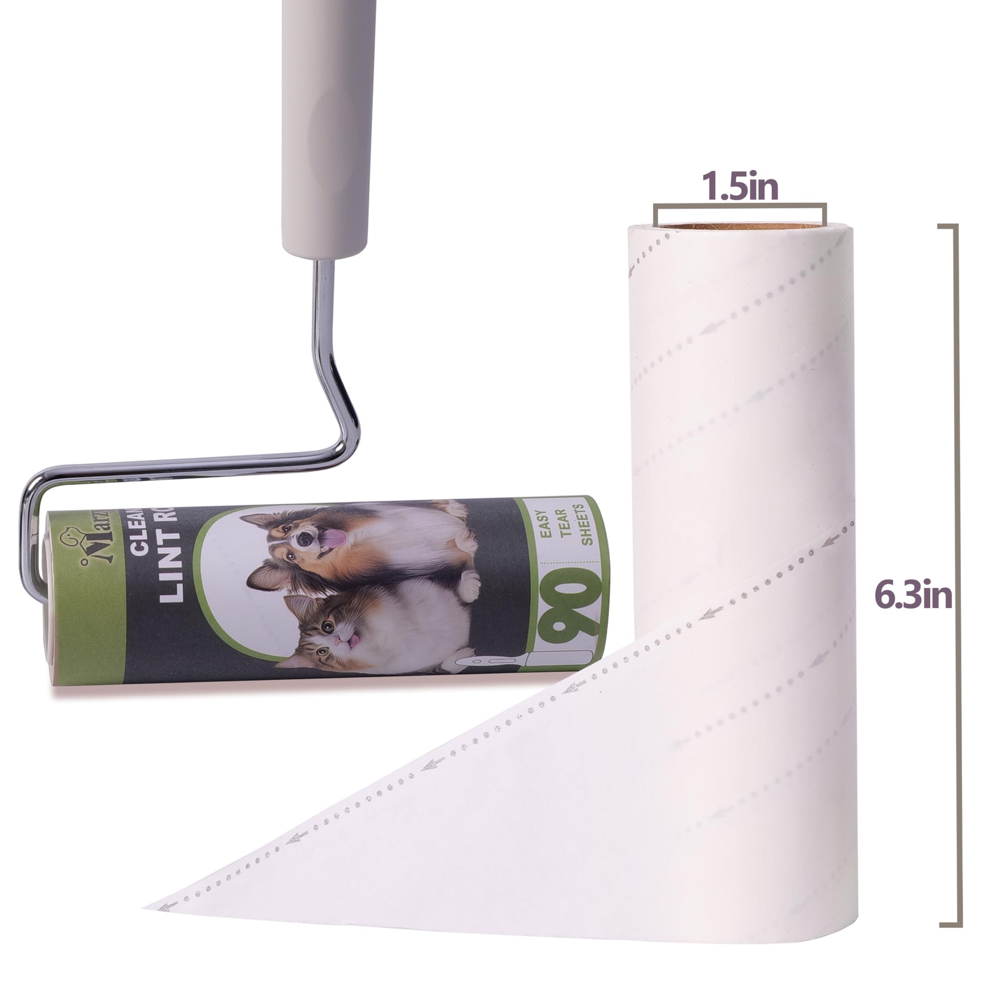 Extra Sticky Large Surface Lint Roller (450 Sheets Count)
