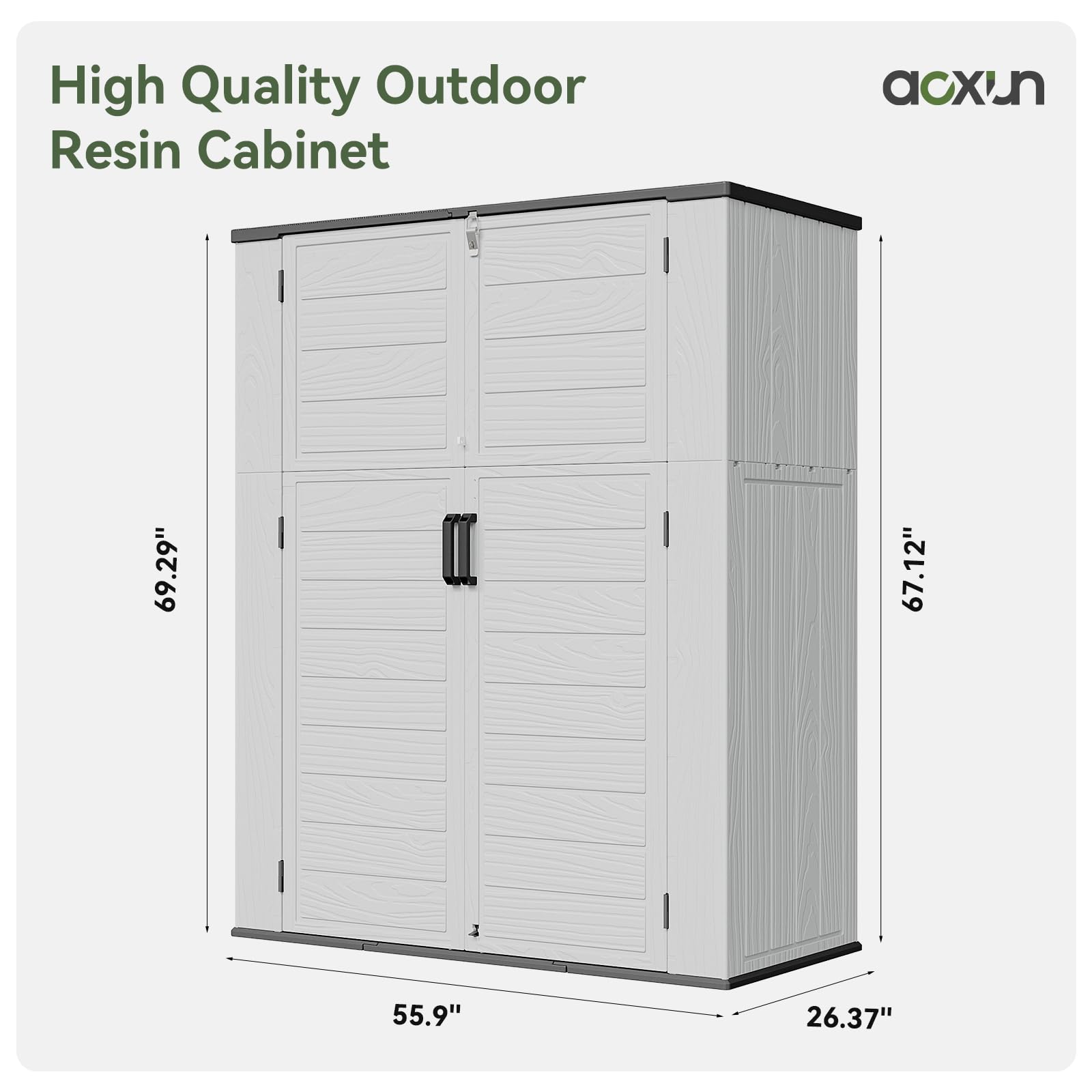 Horizontal Storage Sheds 61 Cu.ft