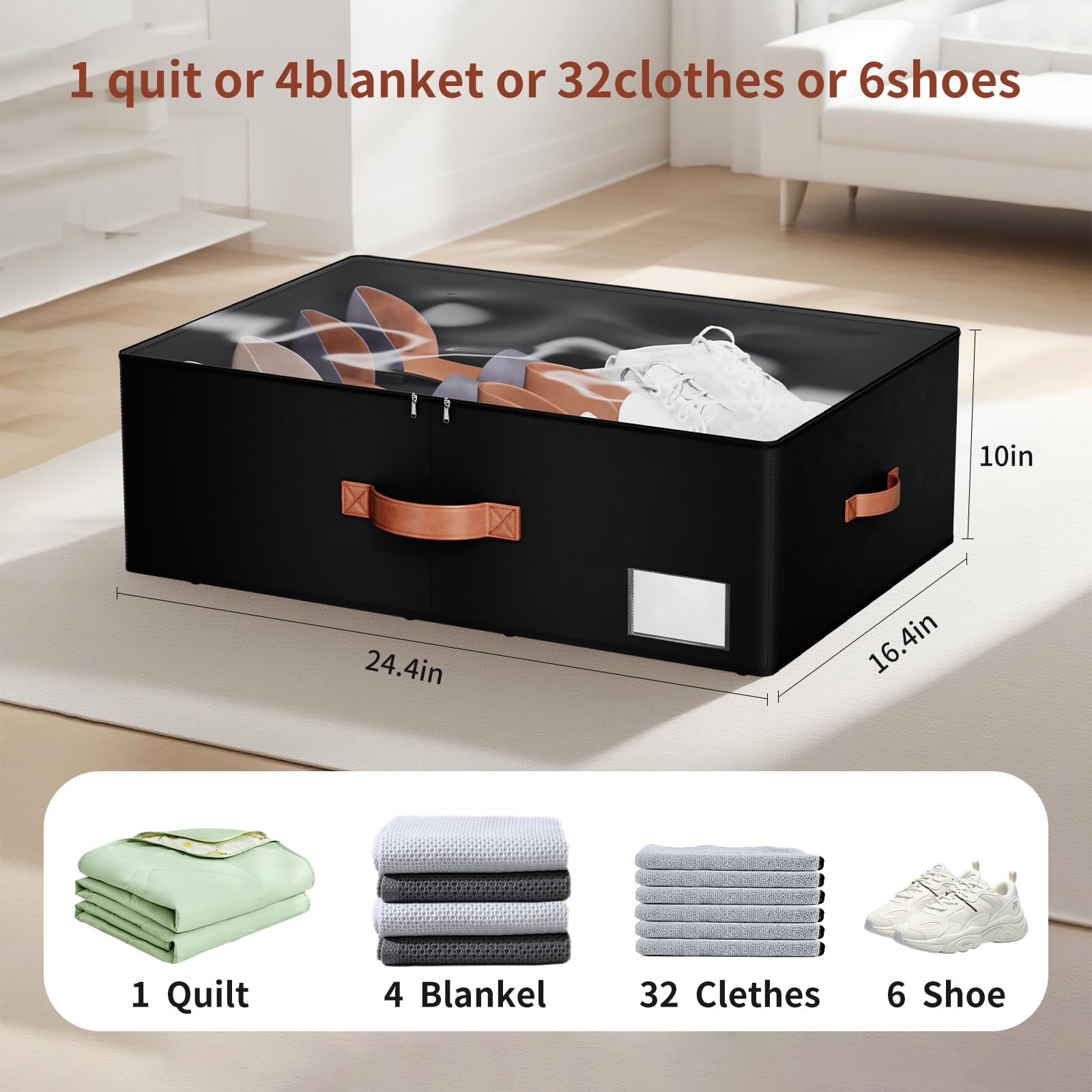 Underbed Storage With Wheels (2 Count)