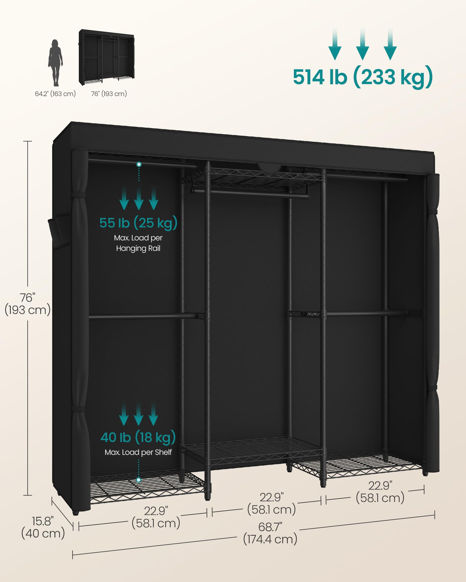 Heavy Duty Clothes Rack