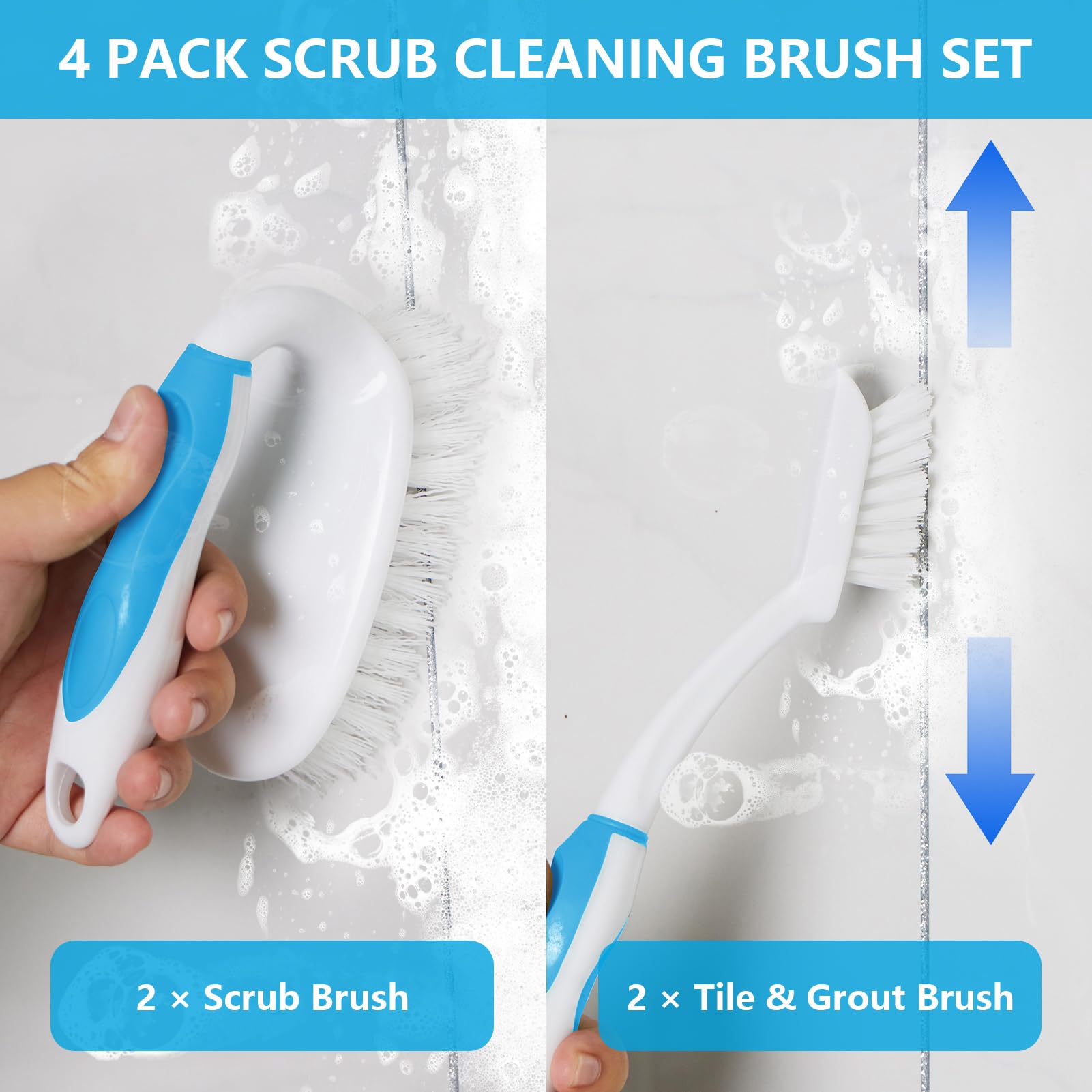 Scrub Brush Set (4 Count)