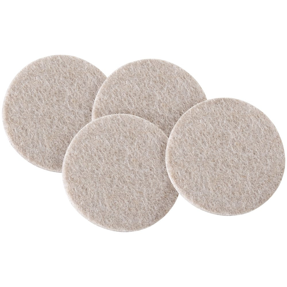 4713695N Heavy Duty 3 Inch Felt Furniture Pads to Protect Hardwood Floors from Scratches (4 Count)