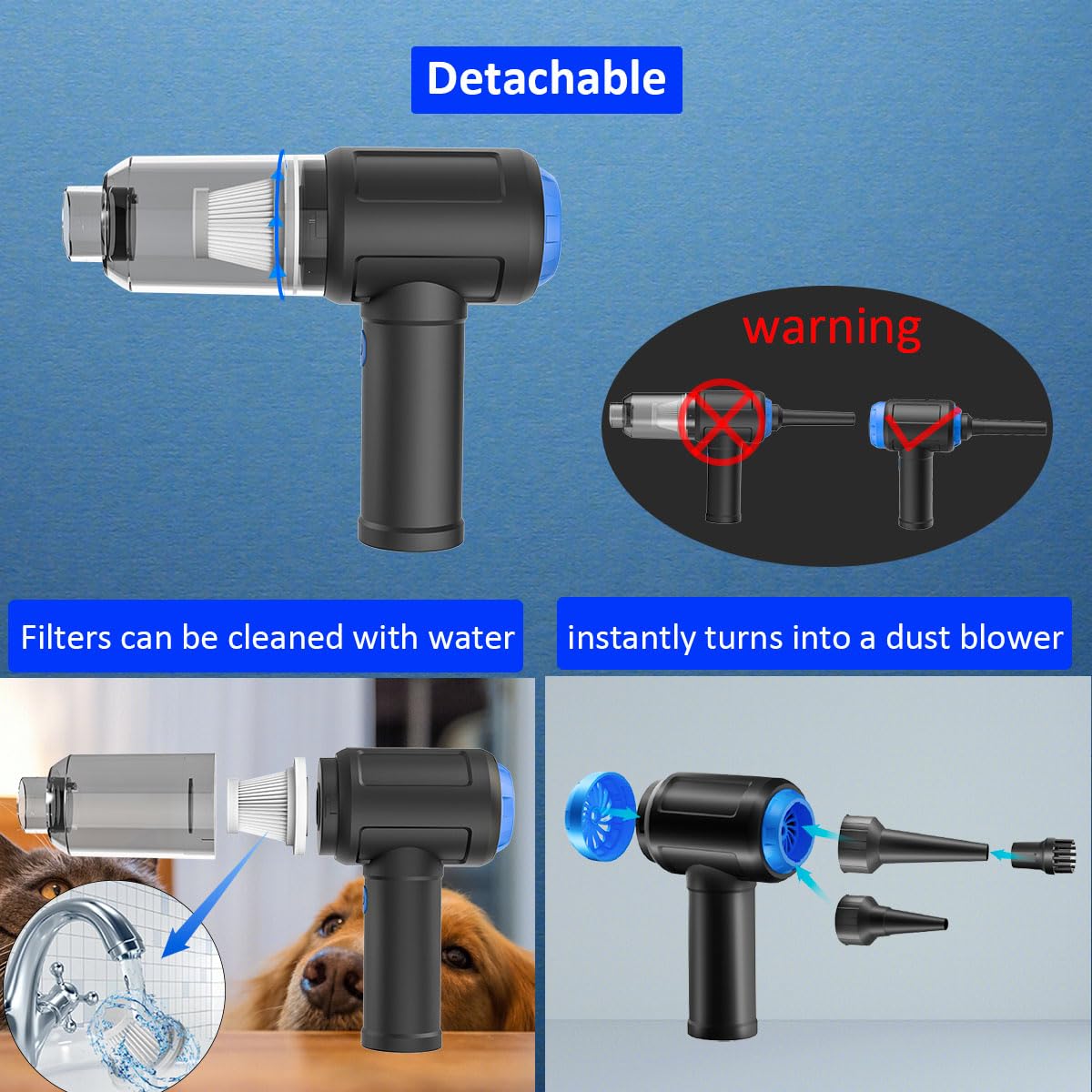 Air Duster Computer Vacuum Cleaner