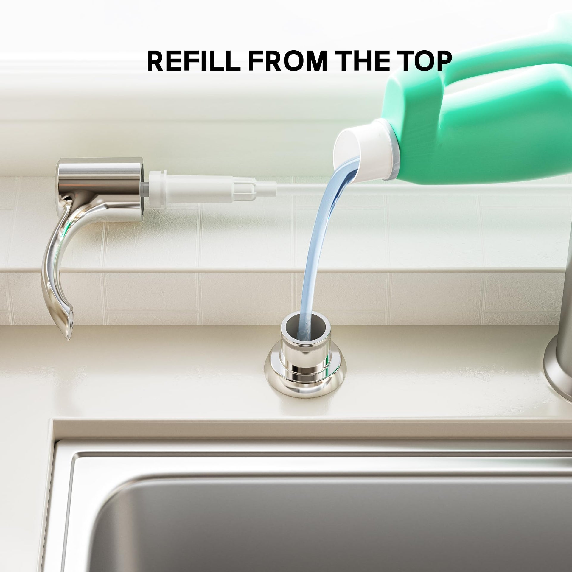 Built in Kitchen Sink Soap Dispenser