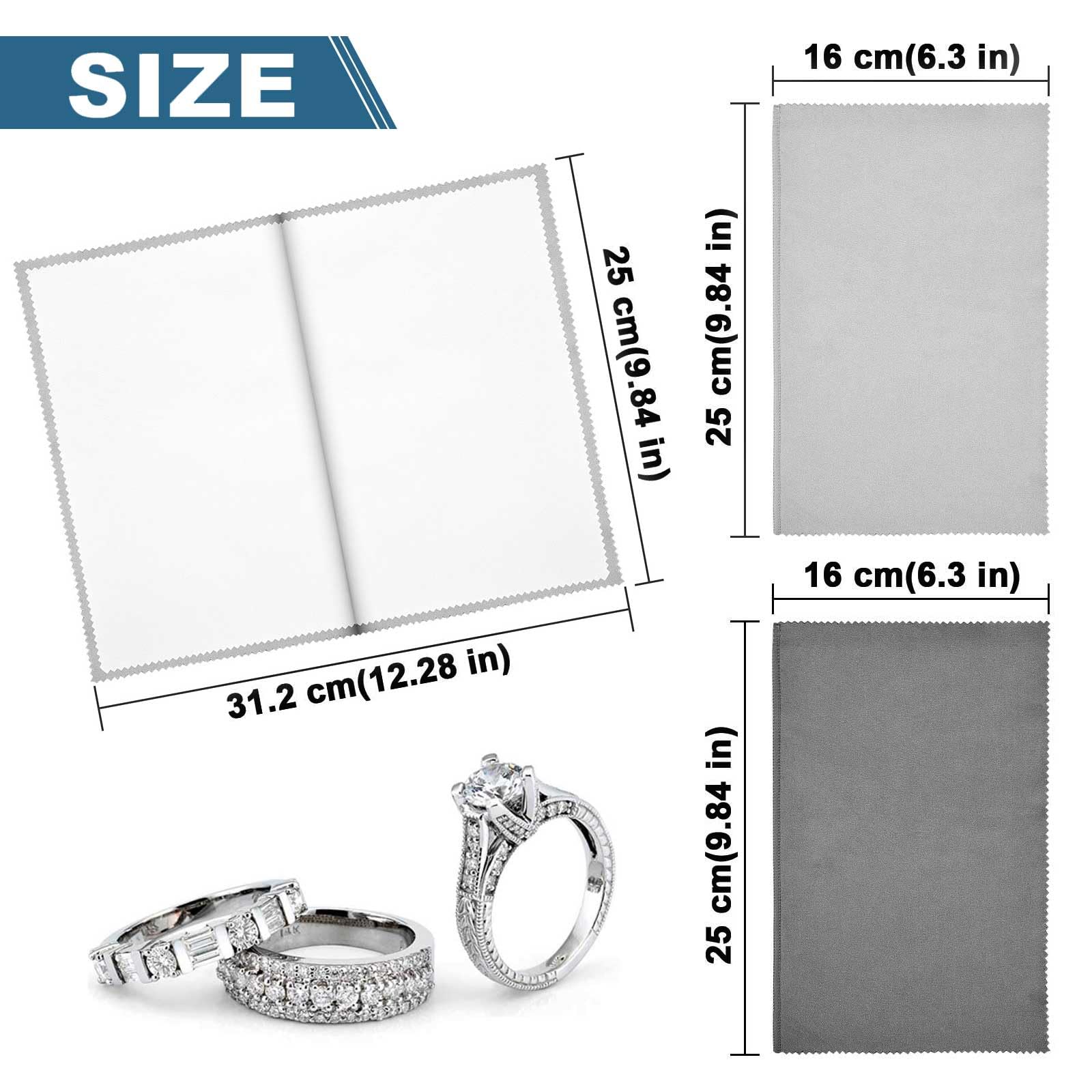 Silver Polishing Cloth (4 Count)