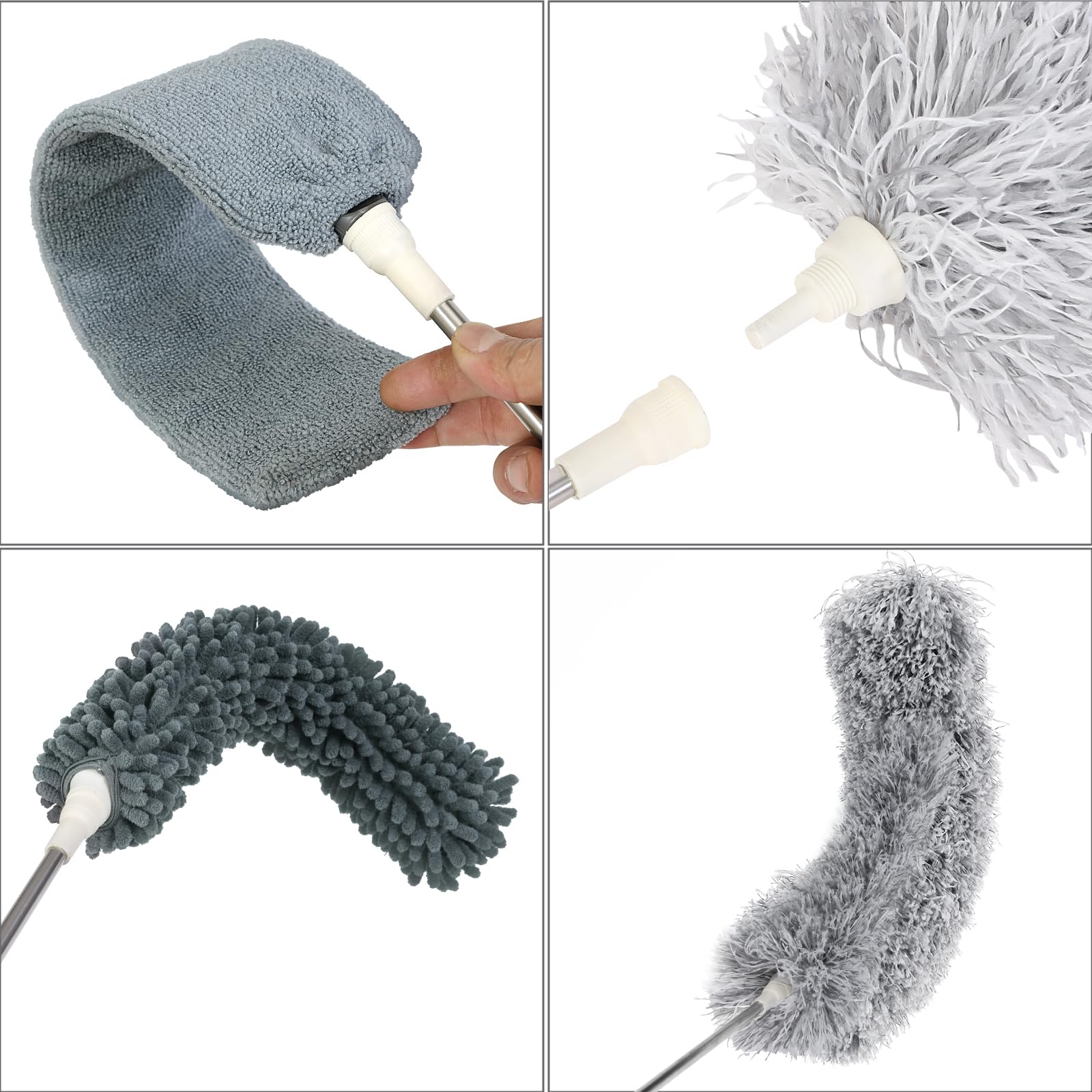 10 PCS Microfiber Feather Duster Kit (10 Count)