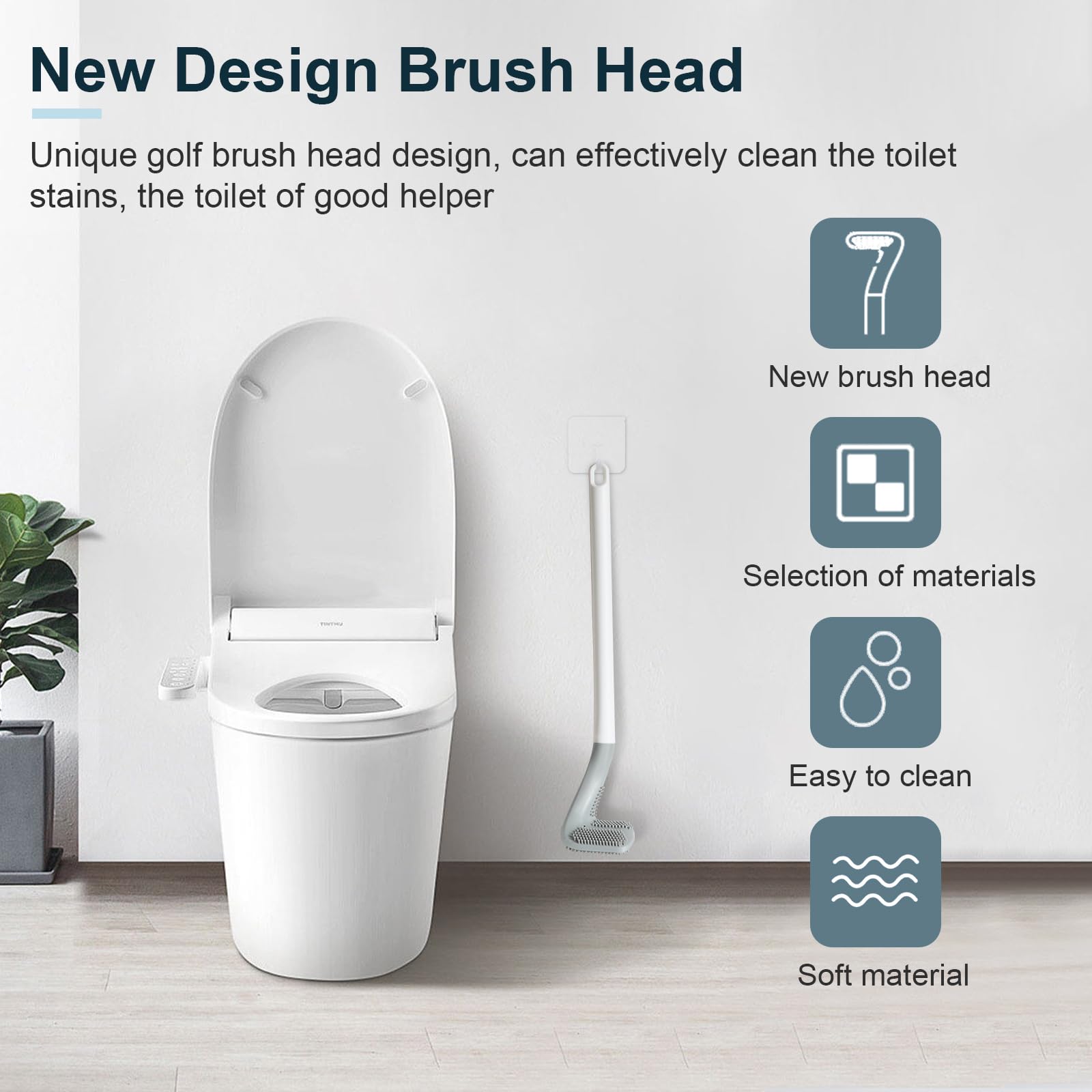 3 Pack Golf Toilet Brush (2 Count)