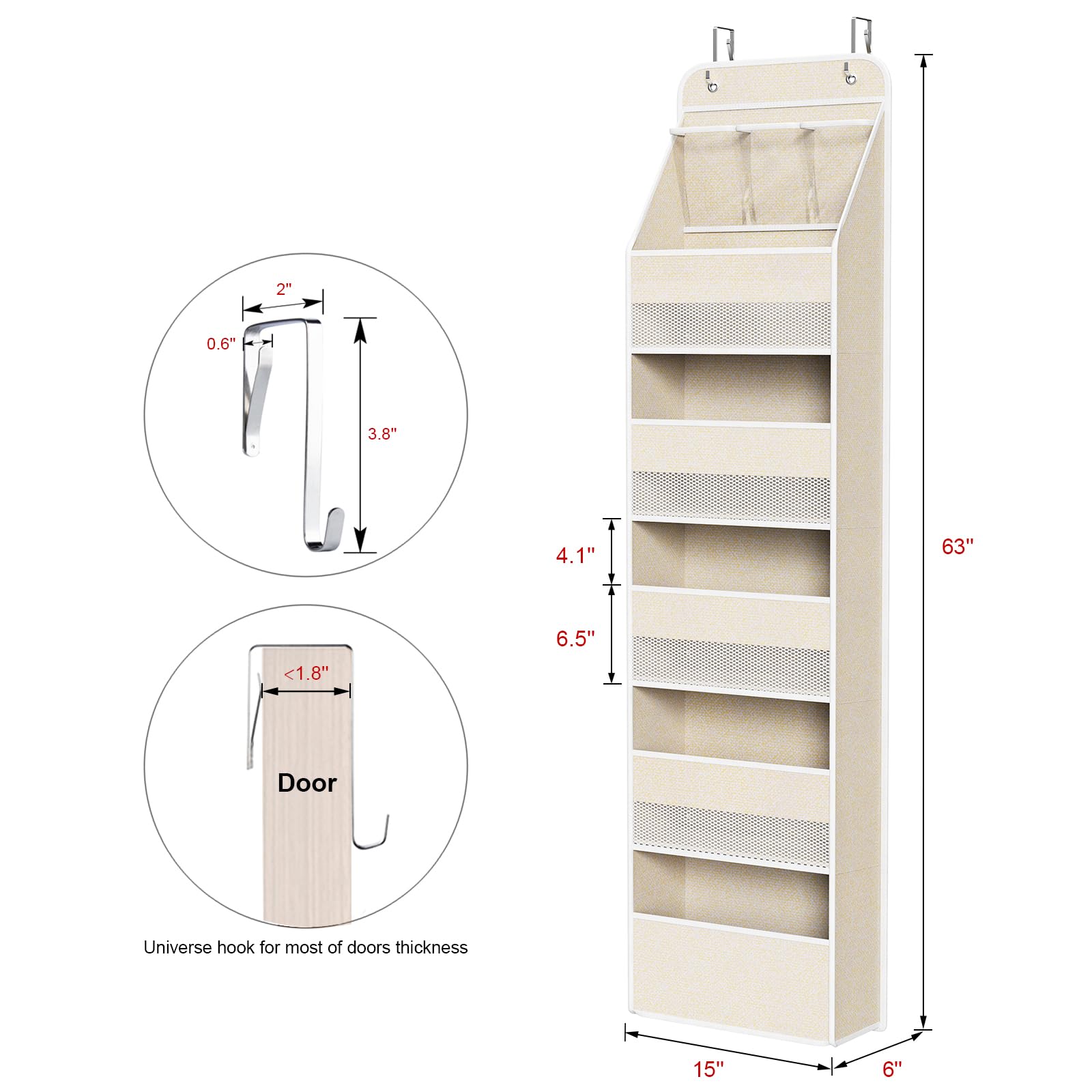 Over the Door Organizer for Baby Nursery
