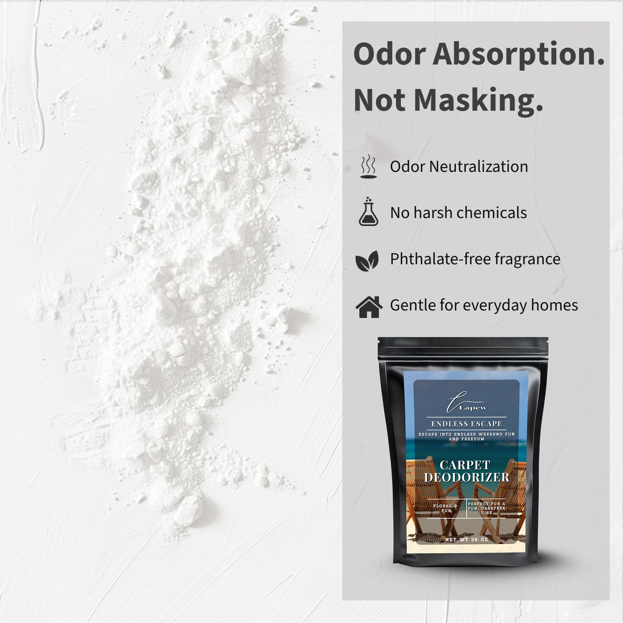Endless Escape Carpet Deodorizer Powder (36 Ounce)