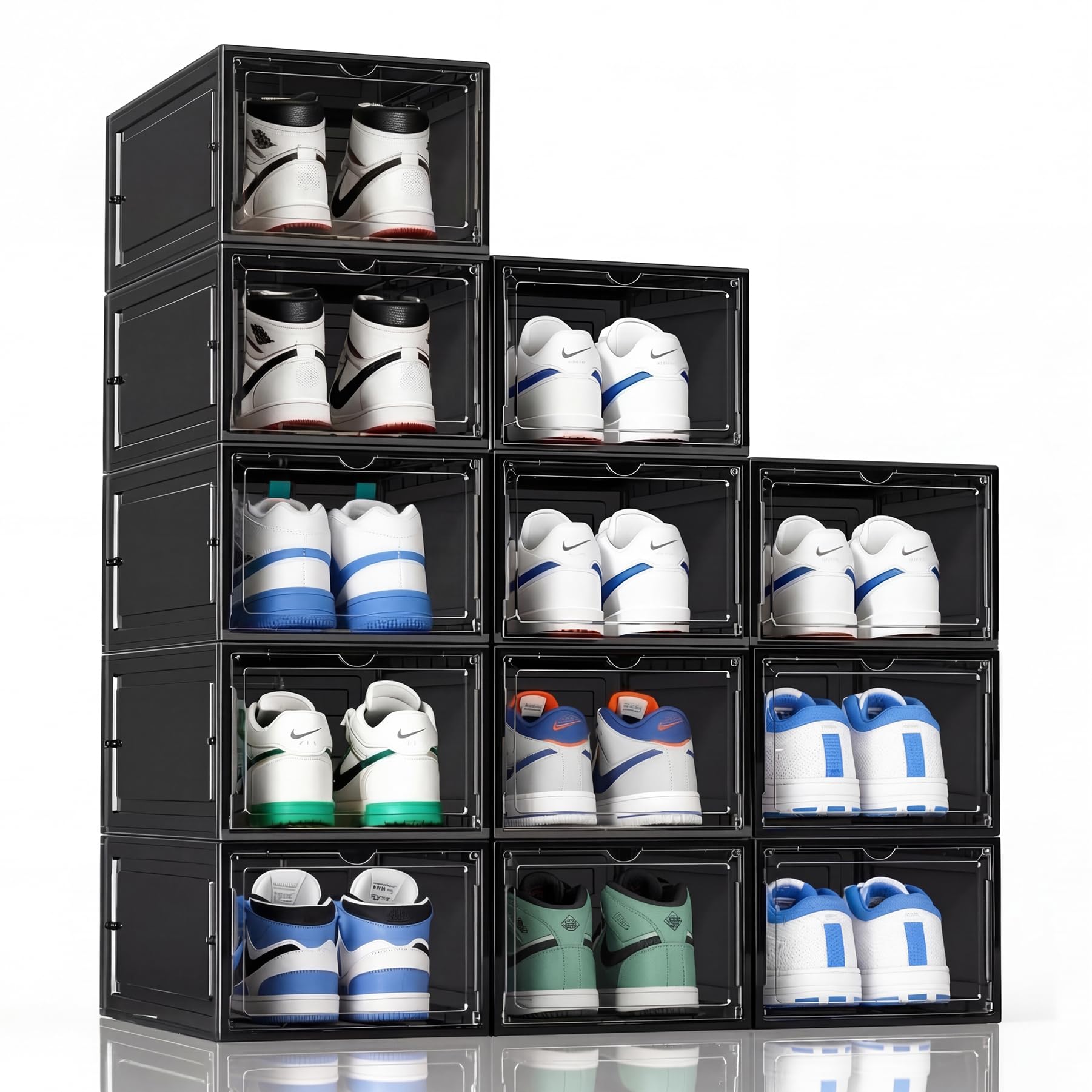 XL Shoe Storage Box Organizer (12 Count)