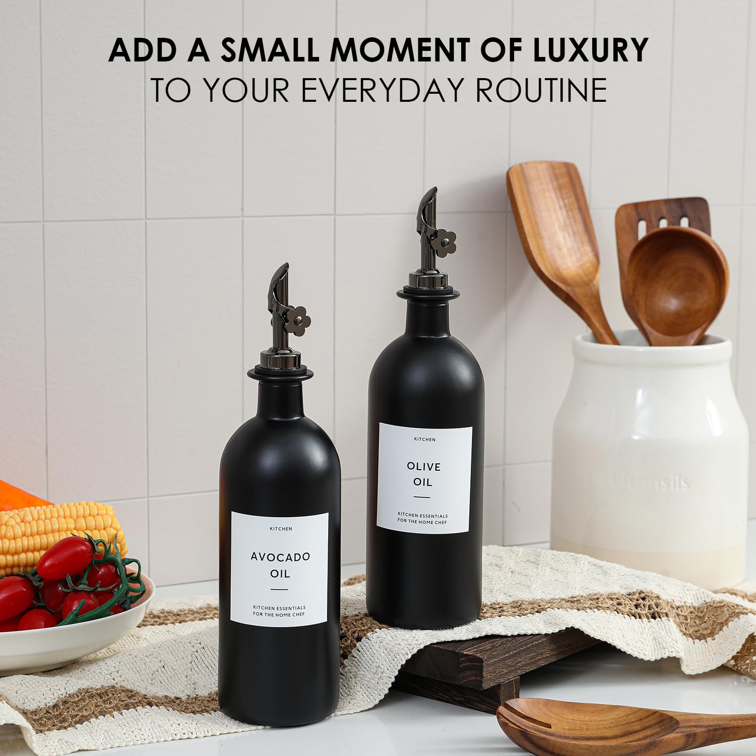 Olive Oil Dispenser for Kitchen (2 Count)