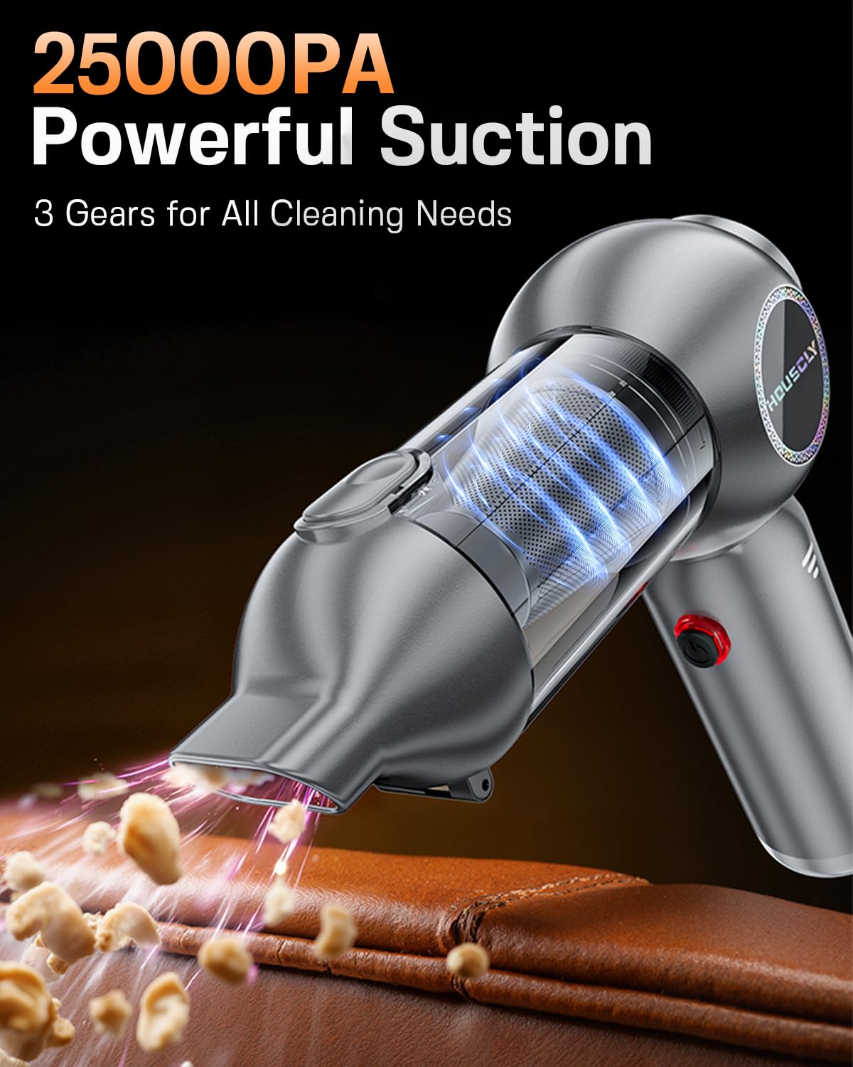 Car Vacuum Cordless Mini Handhled 4