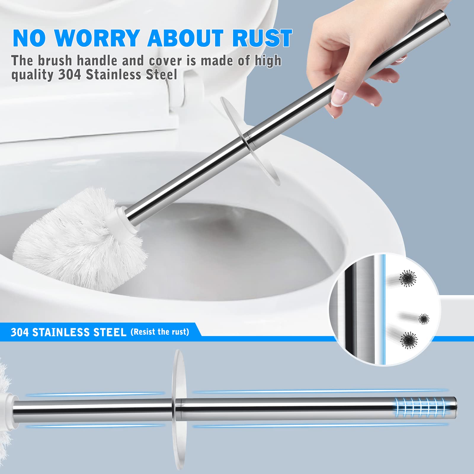 Toilet Brush and Holder (9.99 Count)
