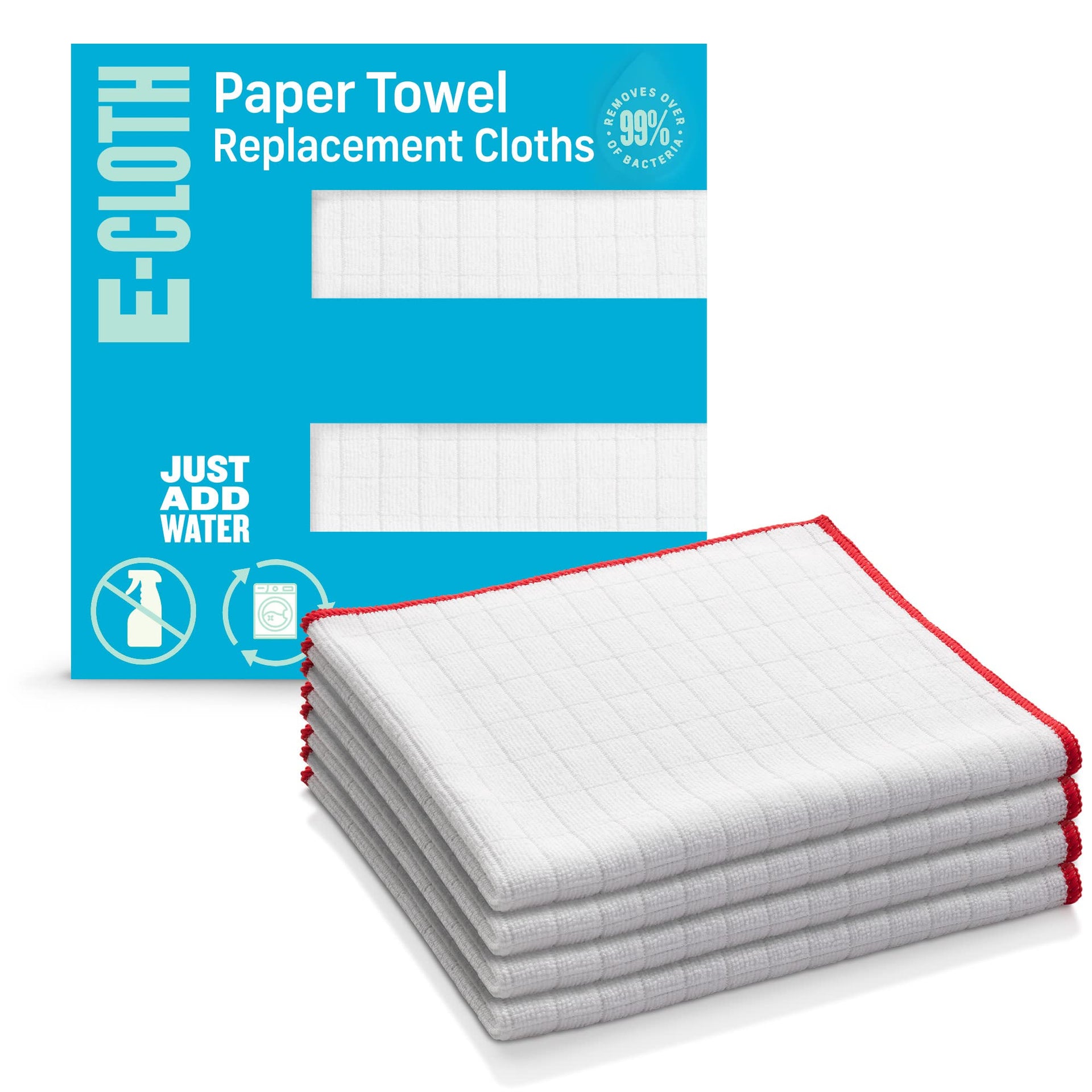 Reusable Paper Towels Replacement Cloths (4 Count)