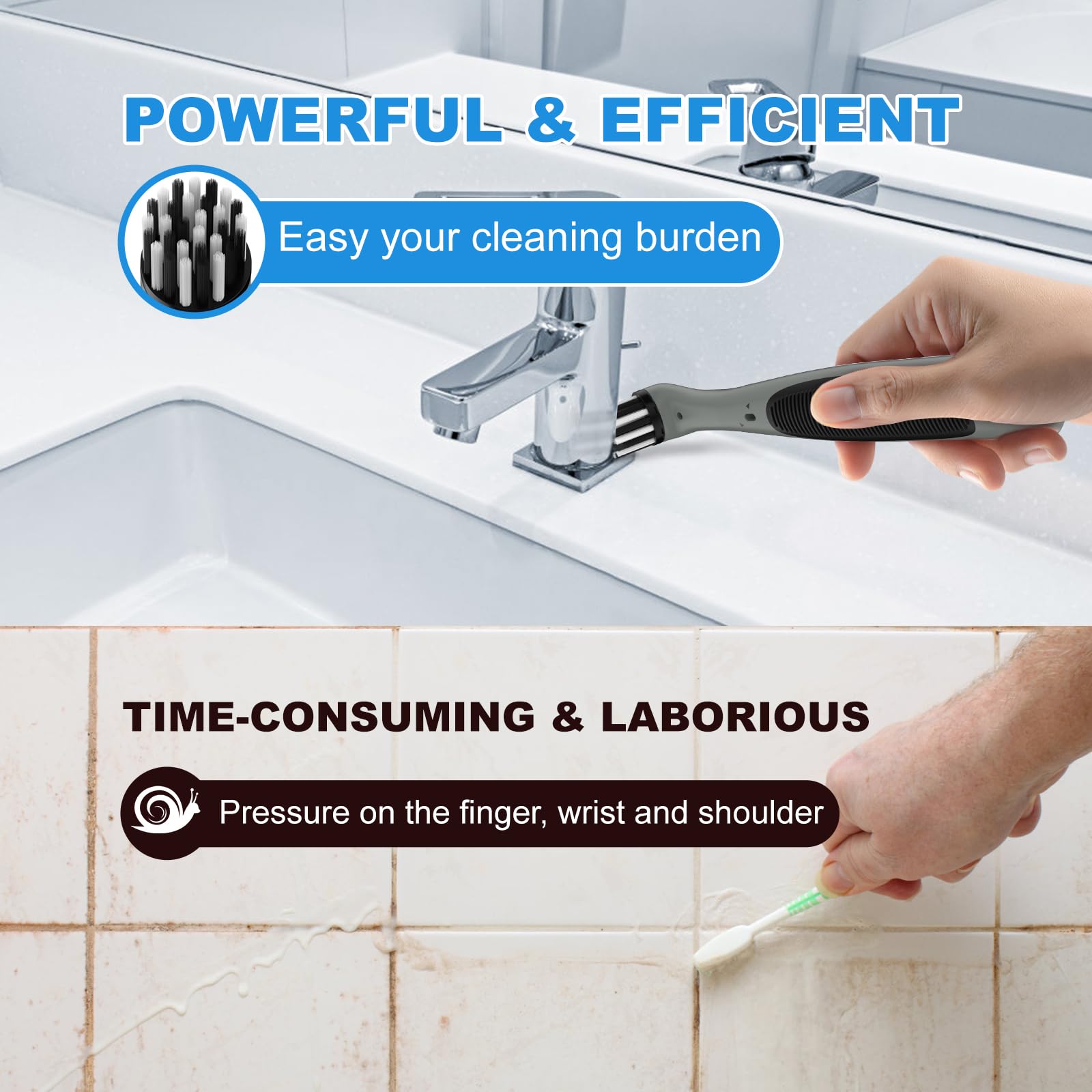 Rechargeable Electric Cleaning Brush with 4 in 1 Multiple Brush Heads and USB Cable