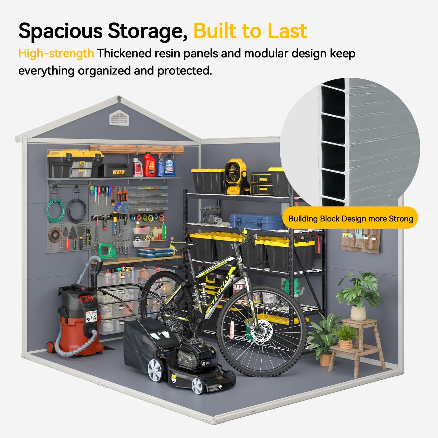 6x8 FT Outdoor Storage Shed
