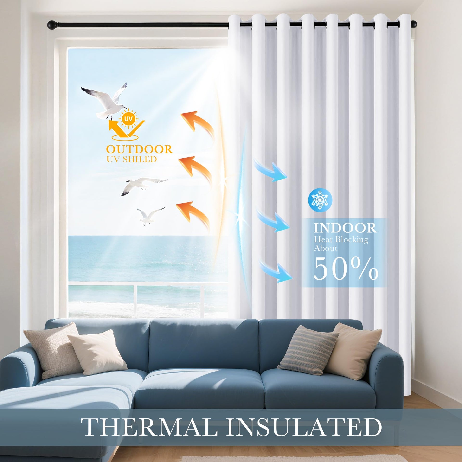 Window Treatments Curtains (2 Count)