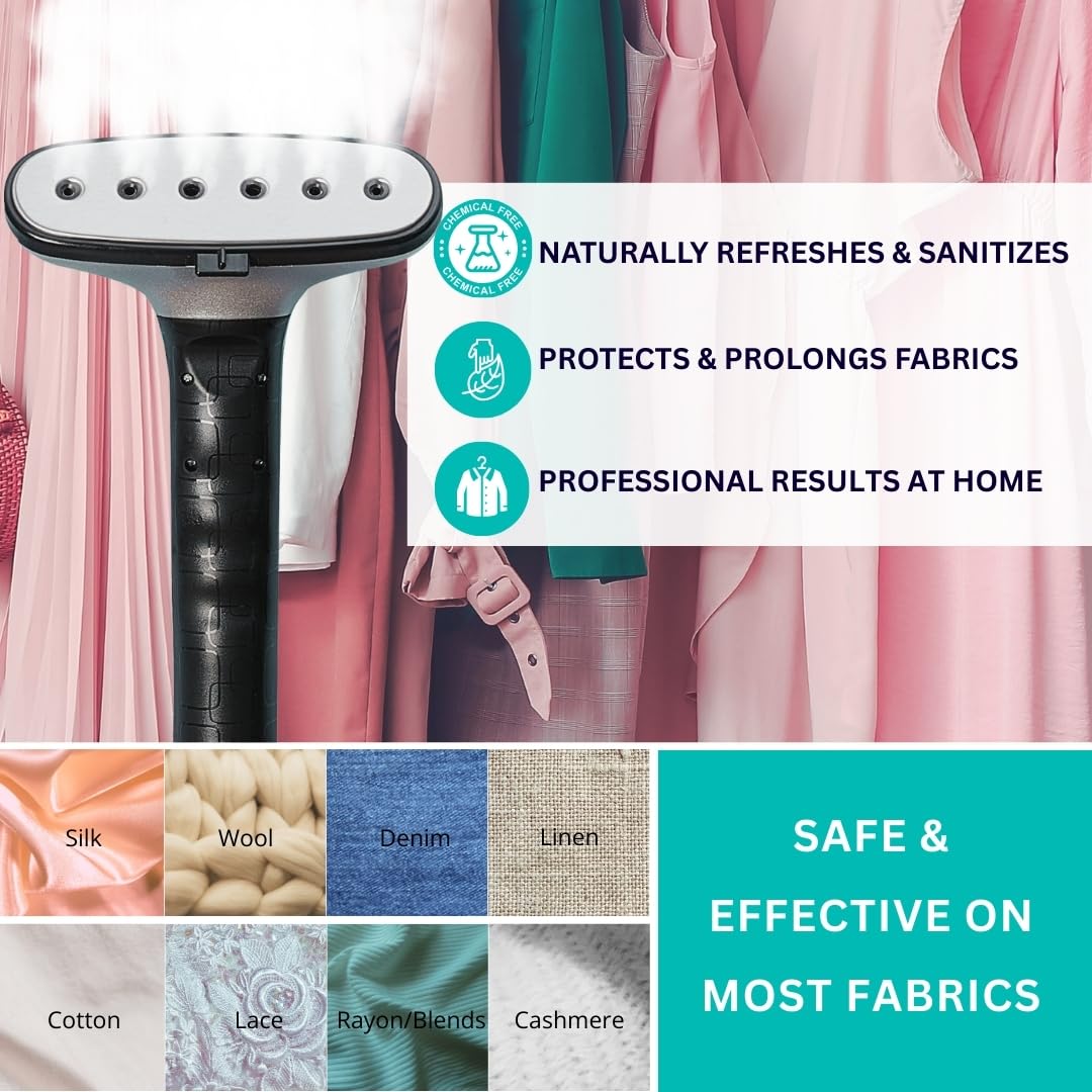 Heavy Duty Commercial Full Size Standing Garment Steamer for Clothes with Extra Large 3L