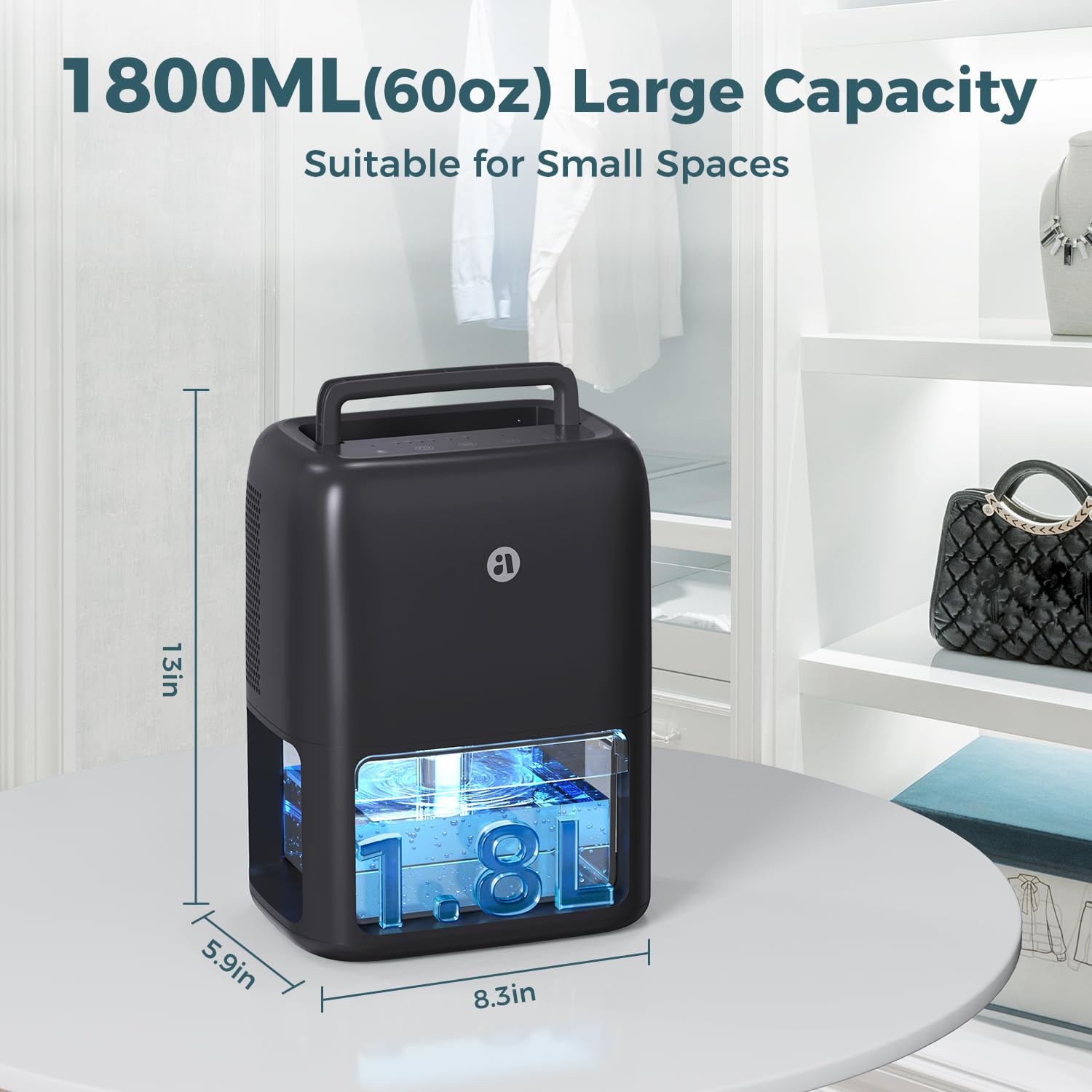 60 OZ Dehumidifier for Home