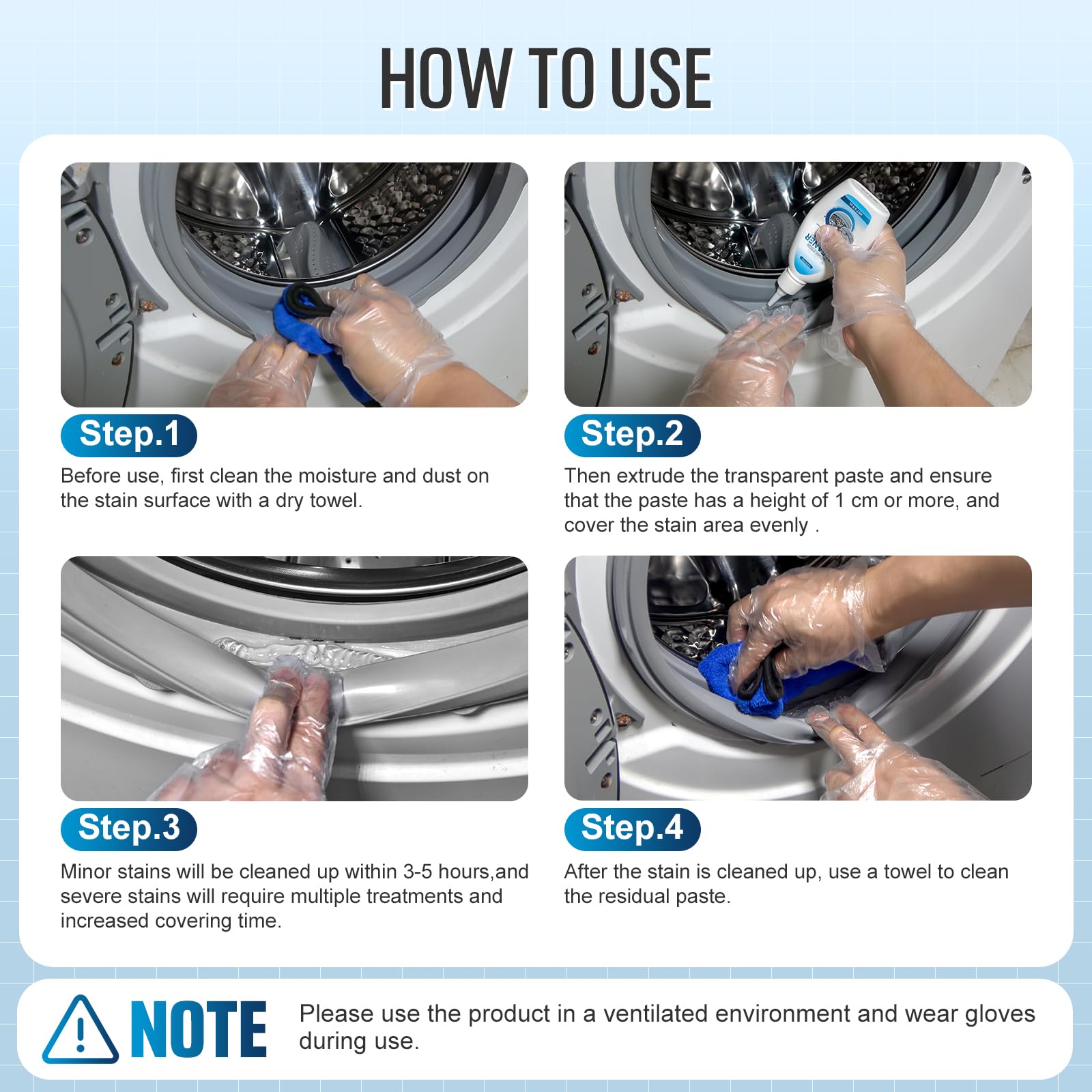 Cleaner Gel for Washer (10 Fl Oz)