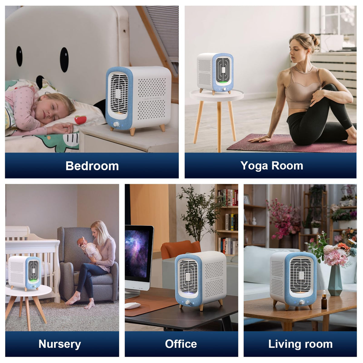 Air Purifiers for Home Bedroom Dorm Room Small Office Desktop