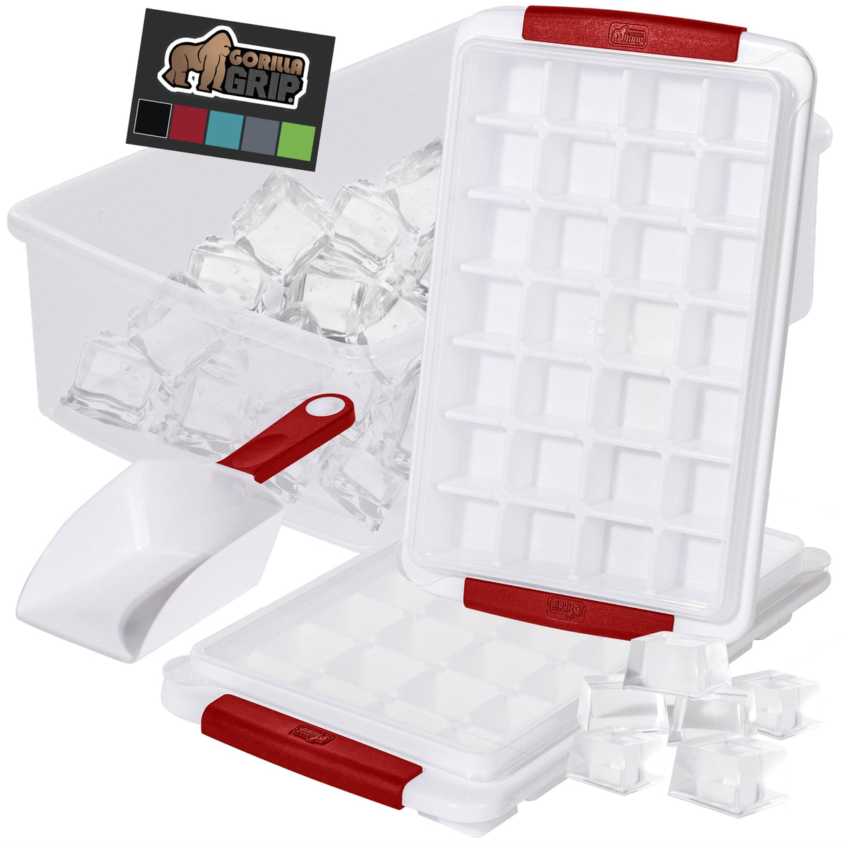 BPA Free Easy Release Ice Cube Tray for Freezer