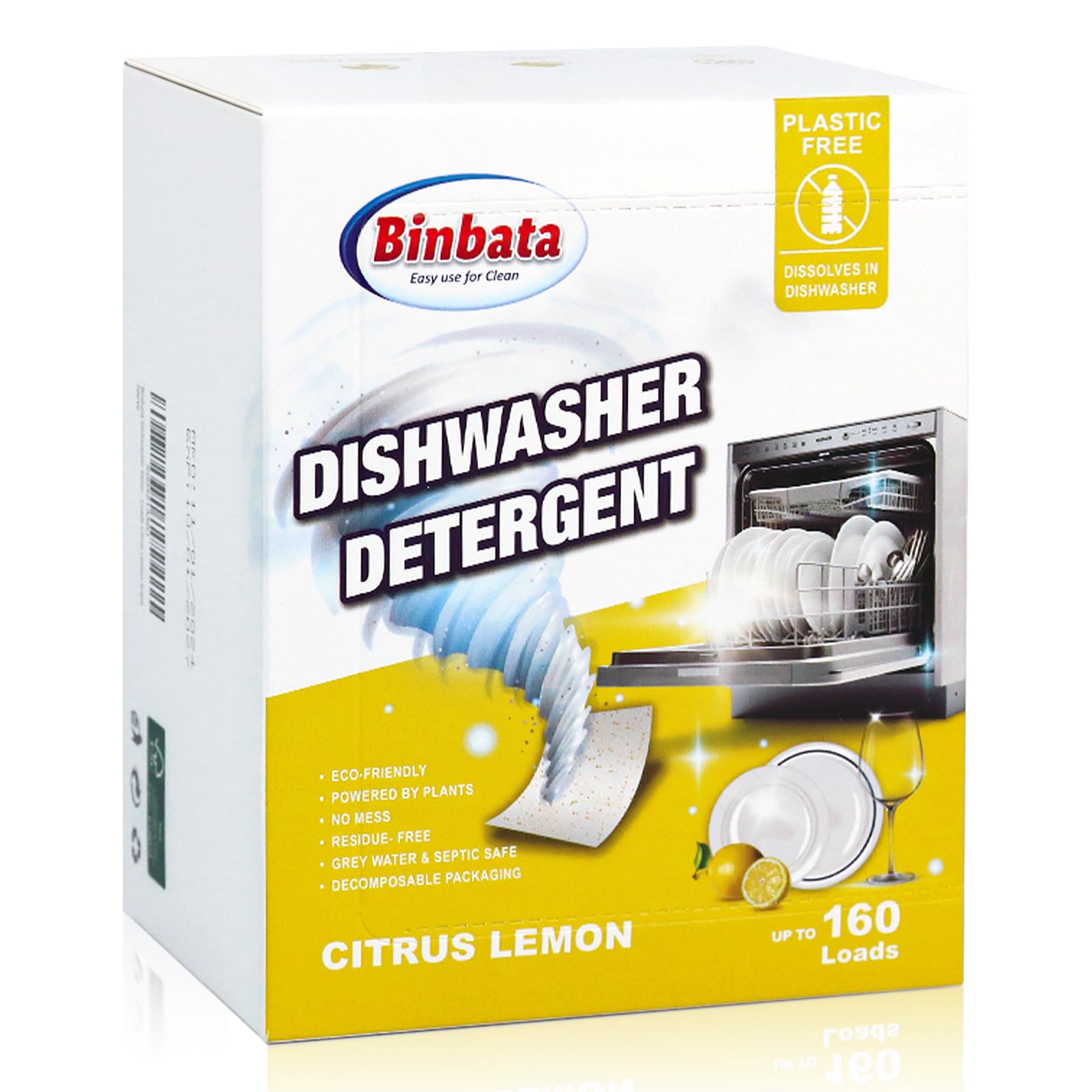 Eco Dishwasher Detergent Sheets (160 Count)