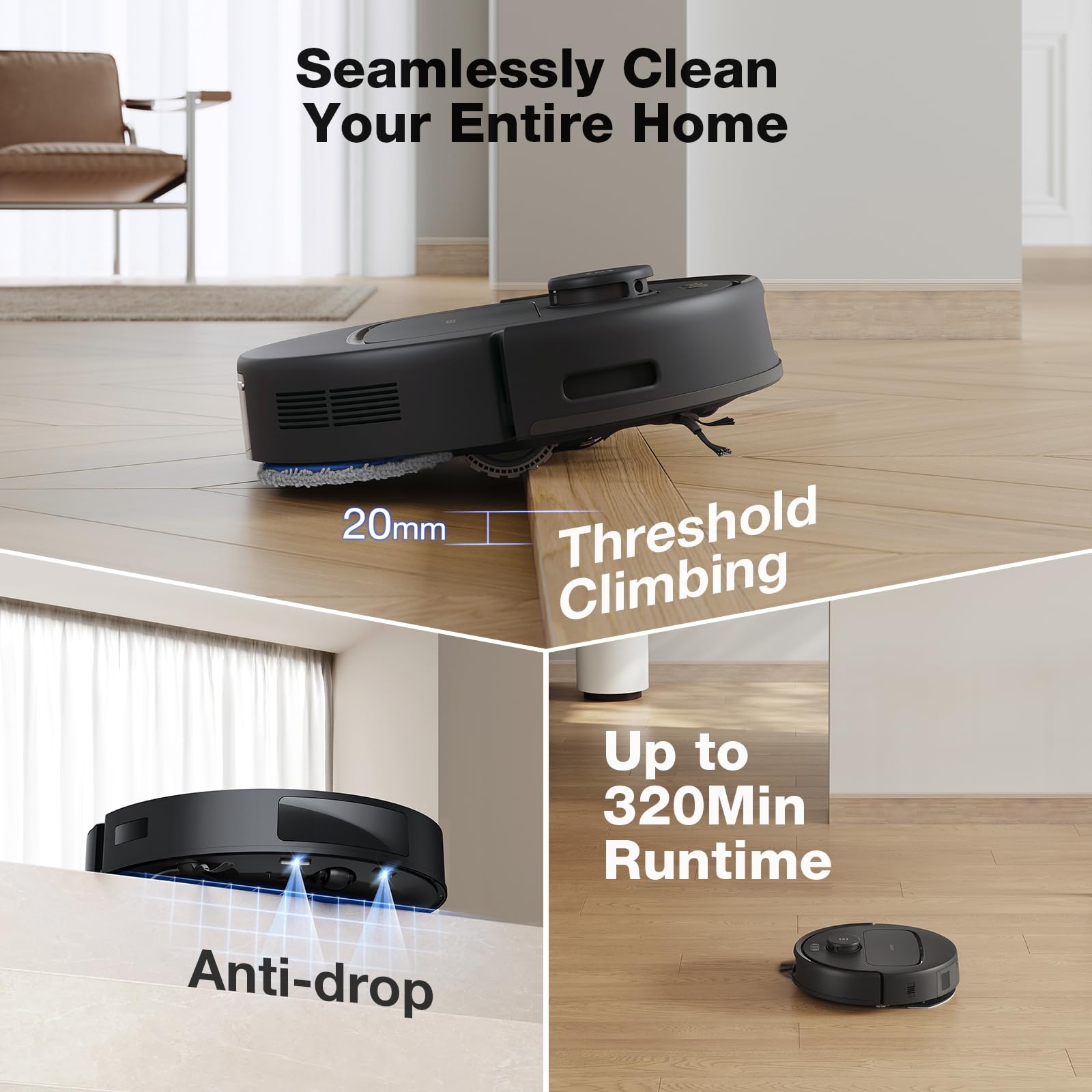 DEEBOT N30 Omni Care Robot Vacuum and Mop
